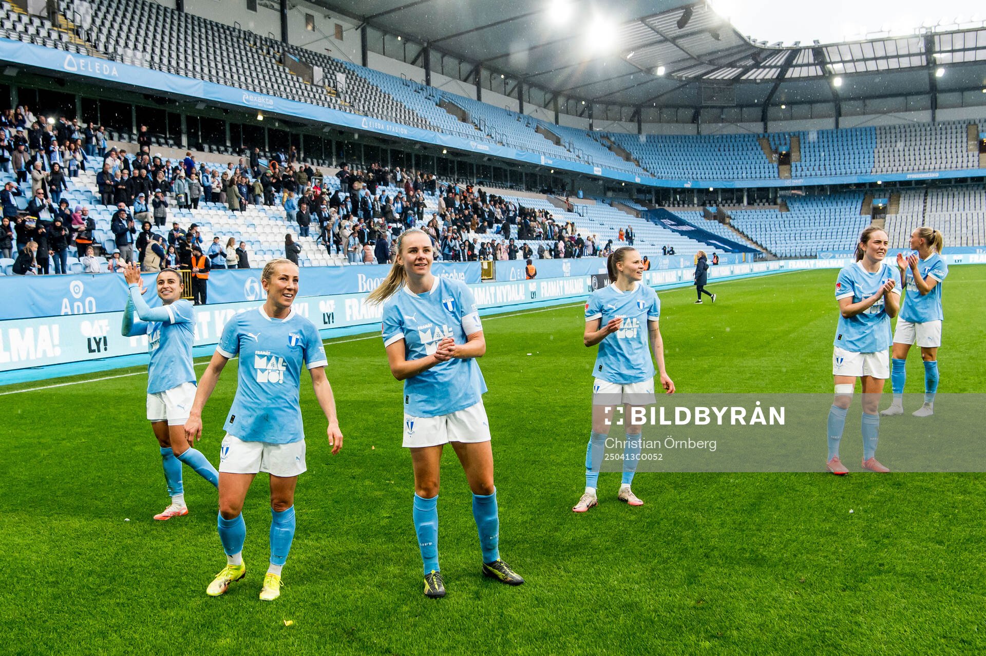 Malmö FFs spelare jublar