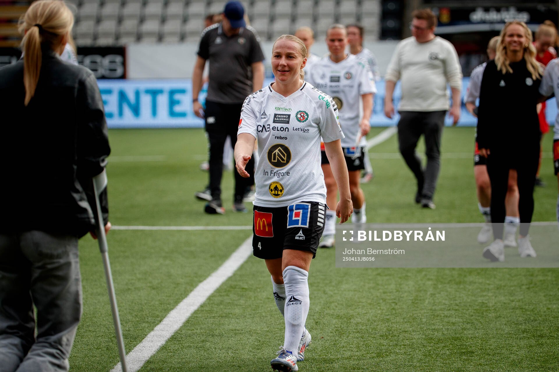 under fotbollsmatchen i Elitettan mellan Örebro SK och Team TG den 13 april 2025 i Örebro. 