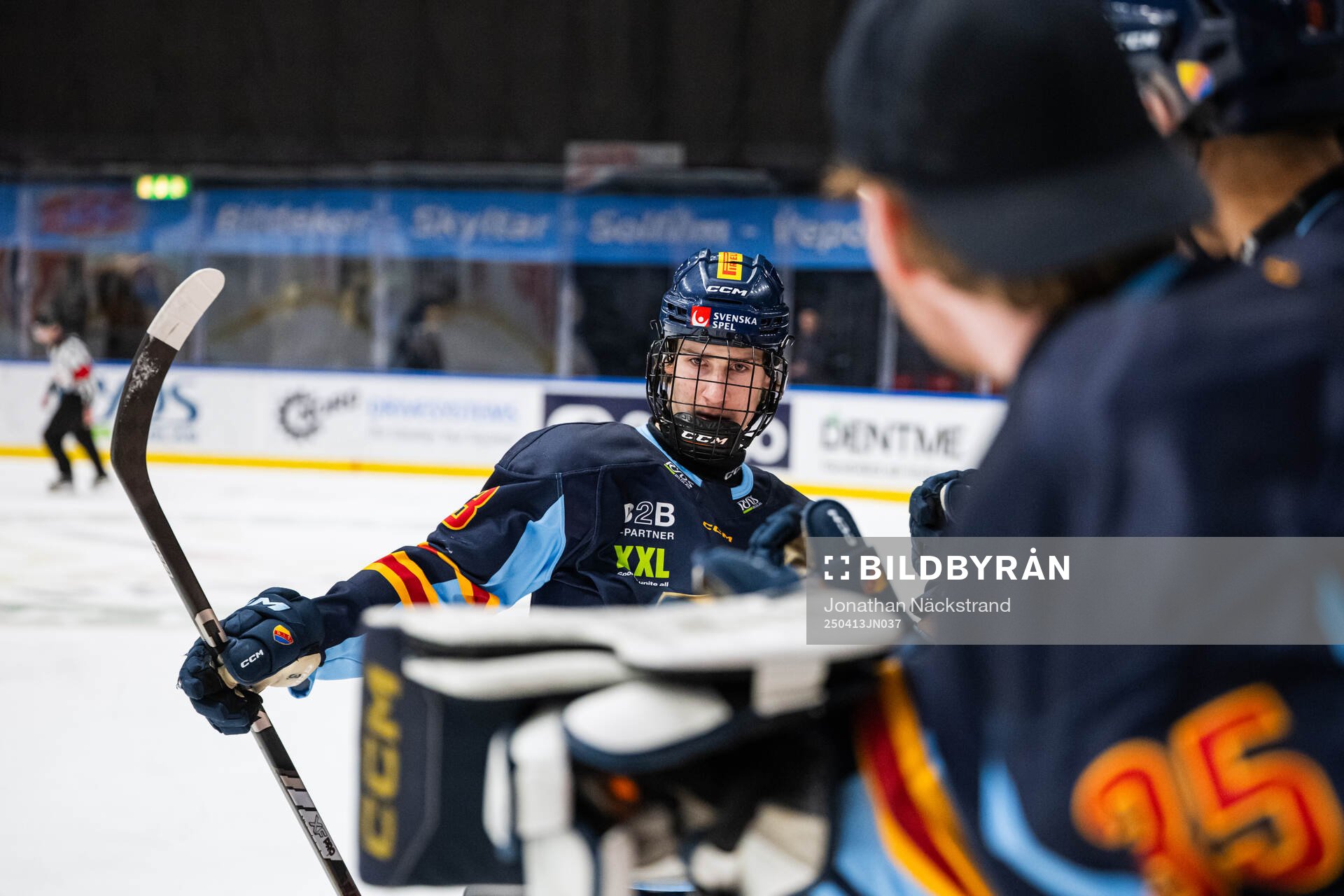 Djurgårdens Eric Nilson jublar