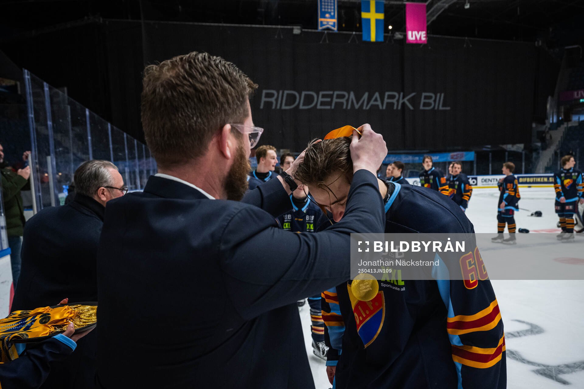 Mathias Tegnér, ordförande i Stockholm ishockeyförbundet