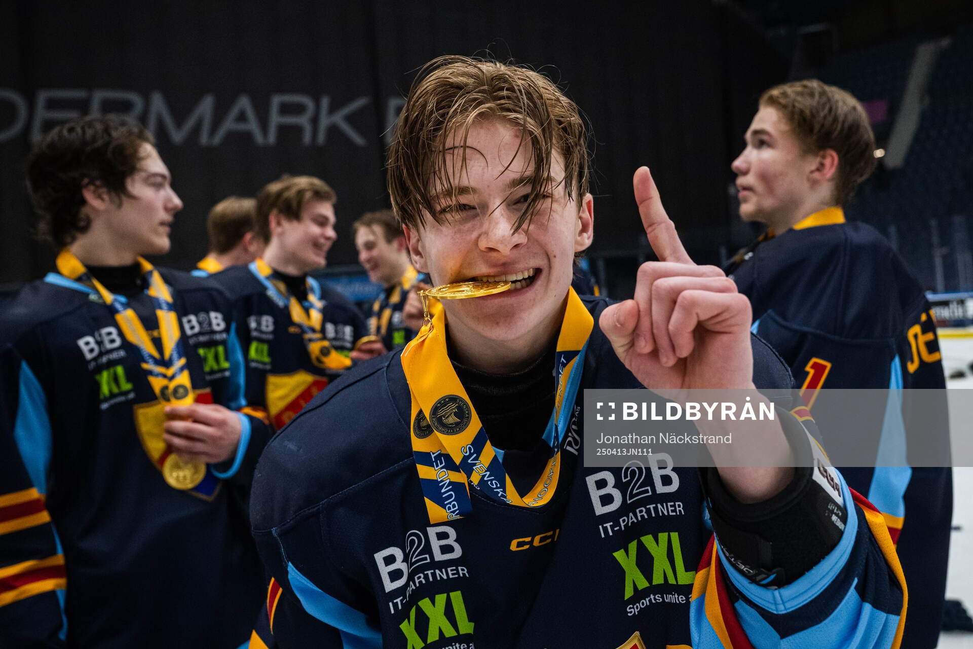 Djurgårdens Viktor Hedlund jublar