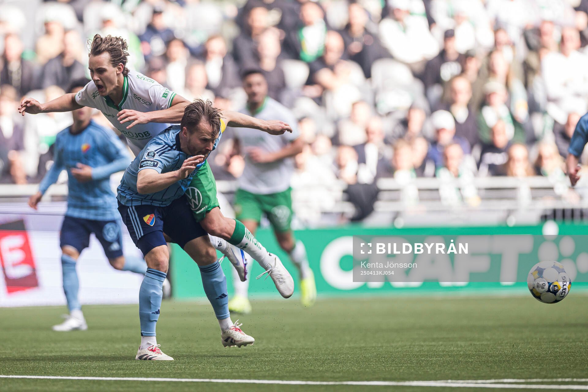 Hammarbys Hampus Skoglund och Djurgårdens Jacob Une