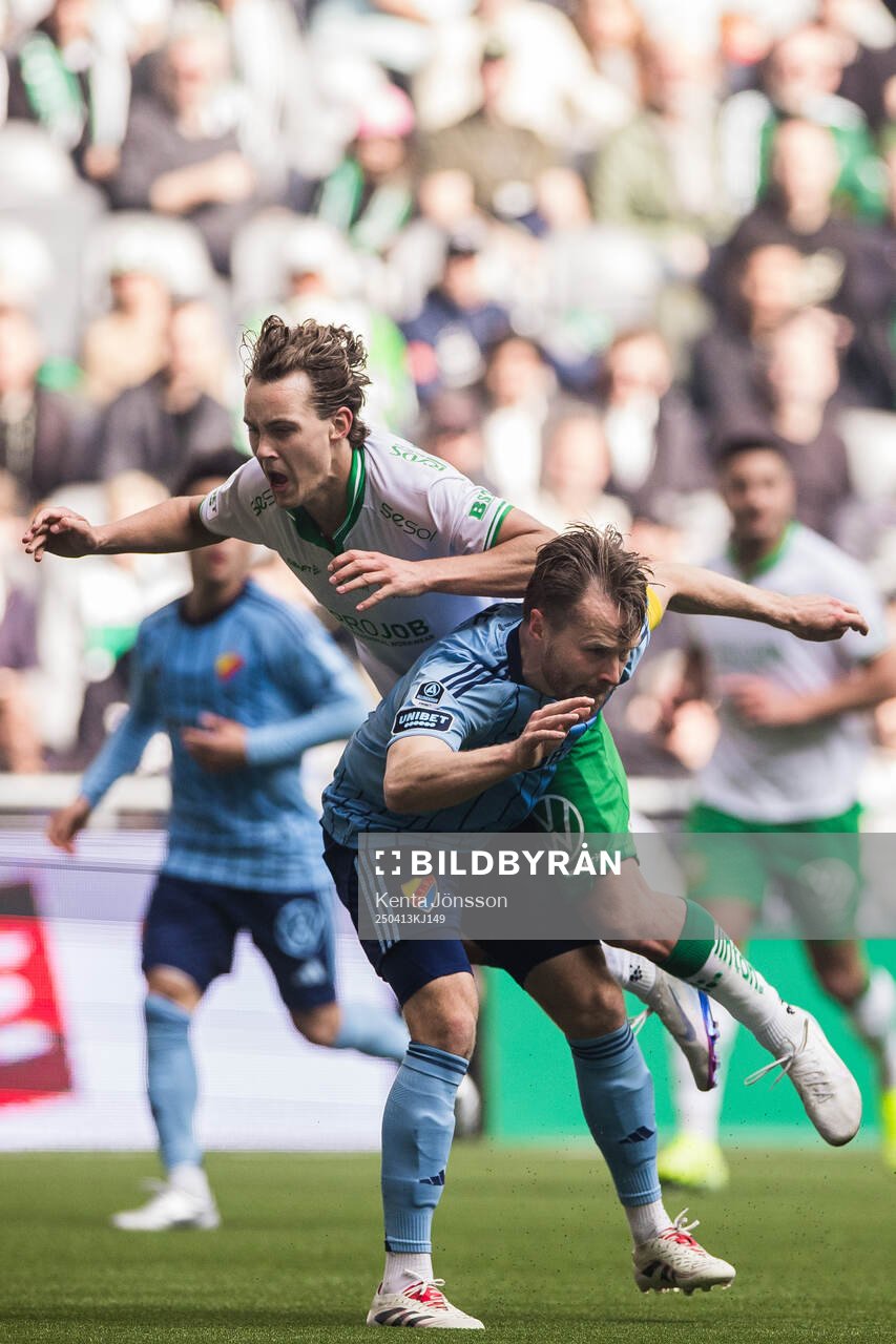 Hammarbys Hampus Skoglund och Djurgårdens Jacob Une