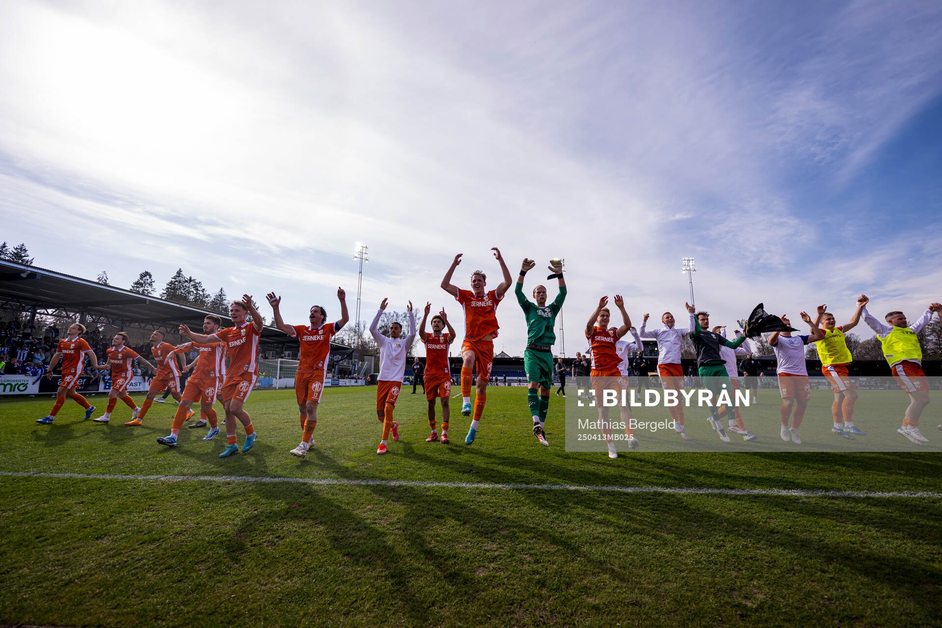 IFK Göteborgs spelare jublar