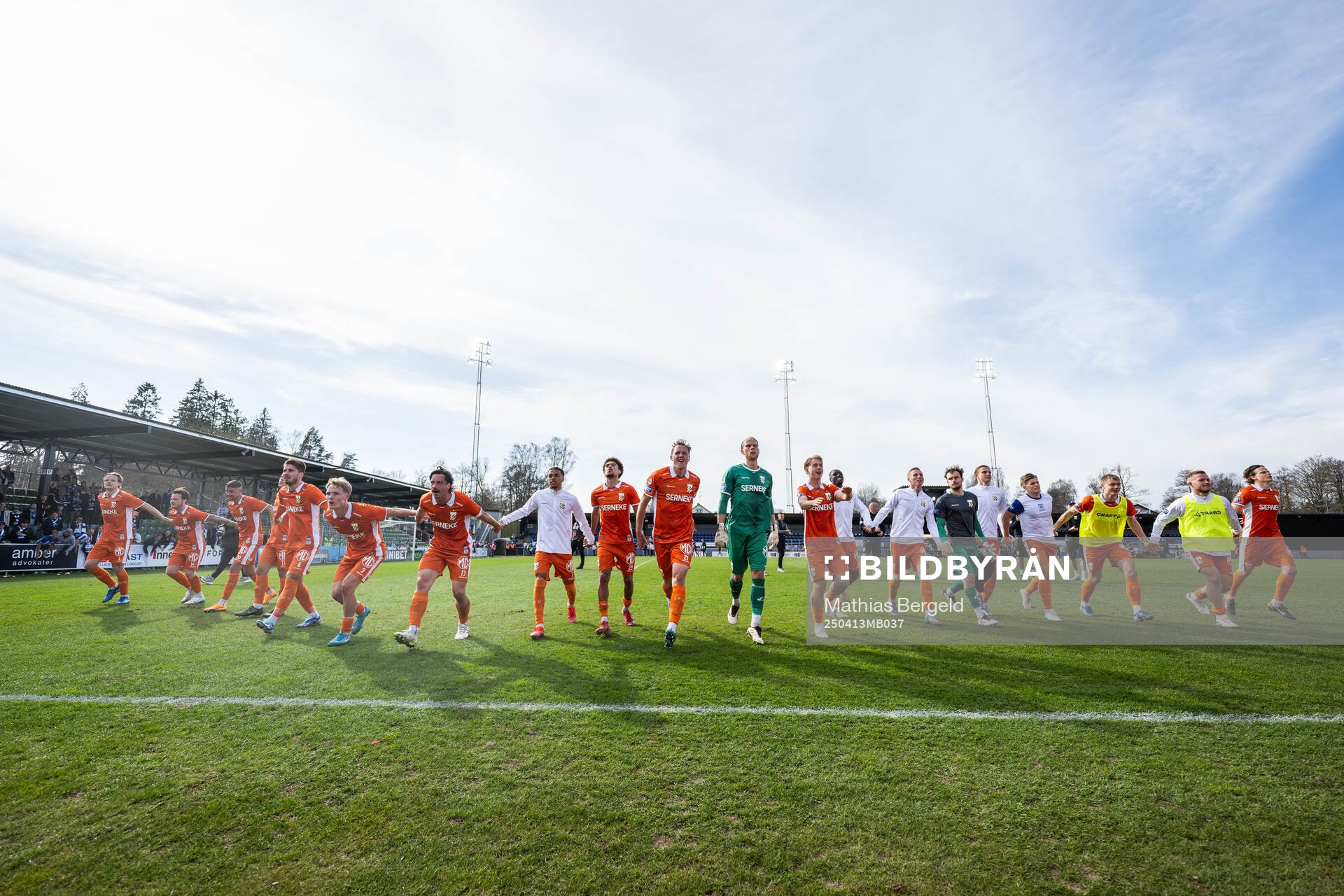 IFK Göteborgs spelare jublar