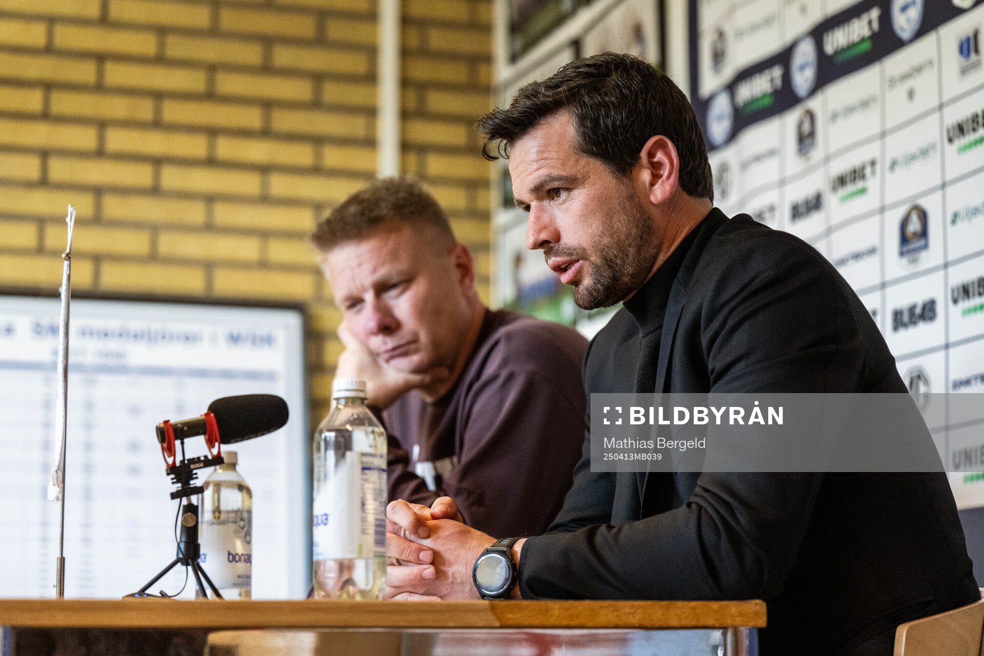 IFK Göteborgs tränare Stefan Billborn och Värnamos
