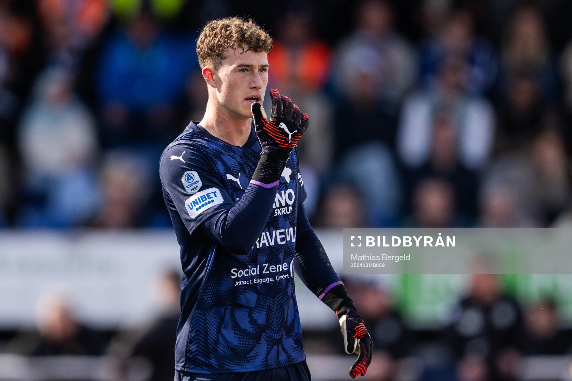 Värnamos målvakt Viktor Andersson