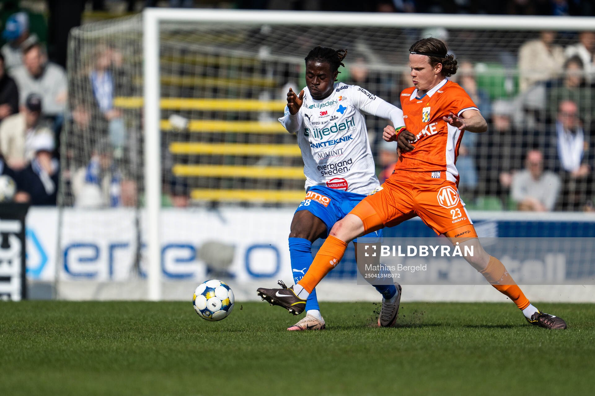 Värnamos Frank Junior Agyei och IFK Göteborgs Kolbeinn