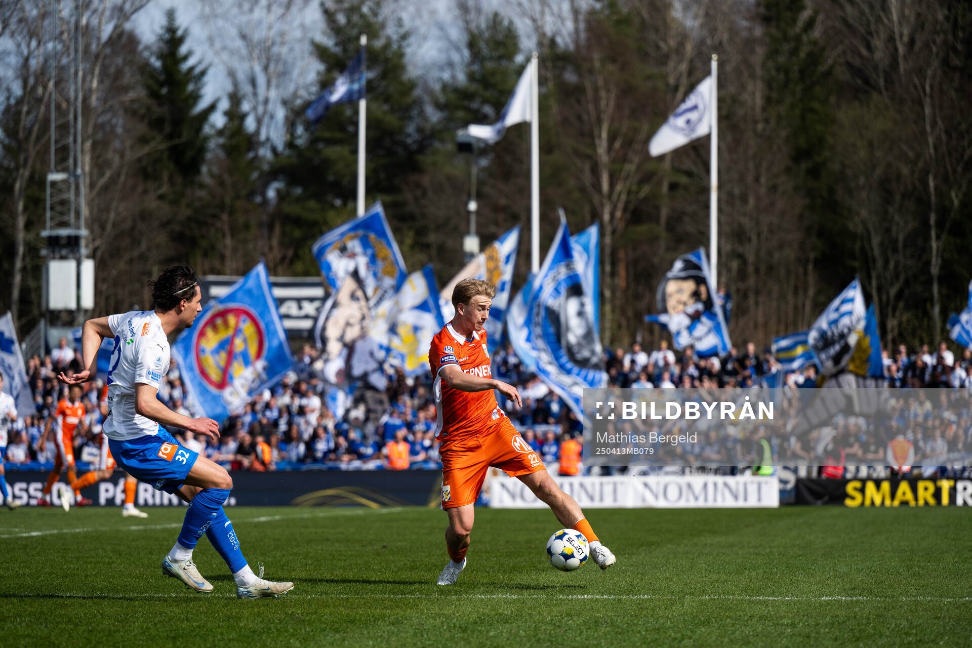 Värnamos Kenan Bilalovic och IFK Göteborgs Noah Tolf