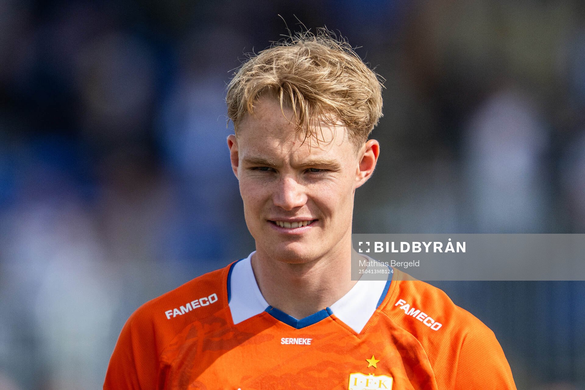 IFK Göteborgs Max Fenger vid line-up