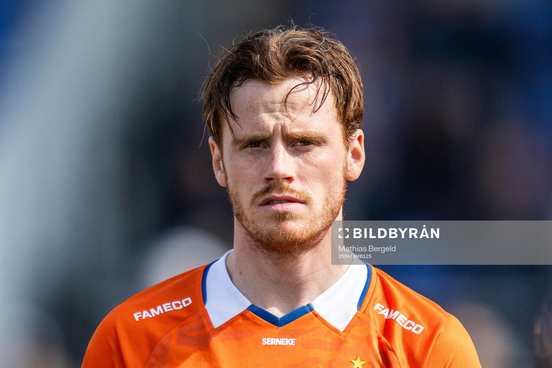 IFK Göteborgs Tobias Heintz vid line-up