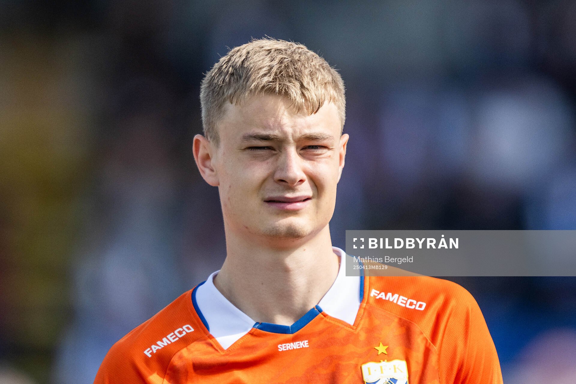 IFK Göteborgs David Kruse vid line-up