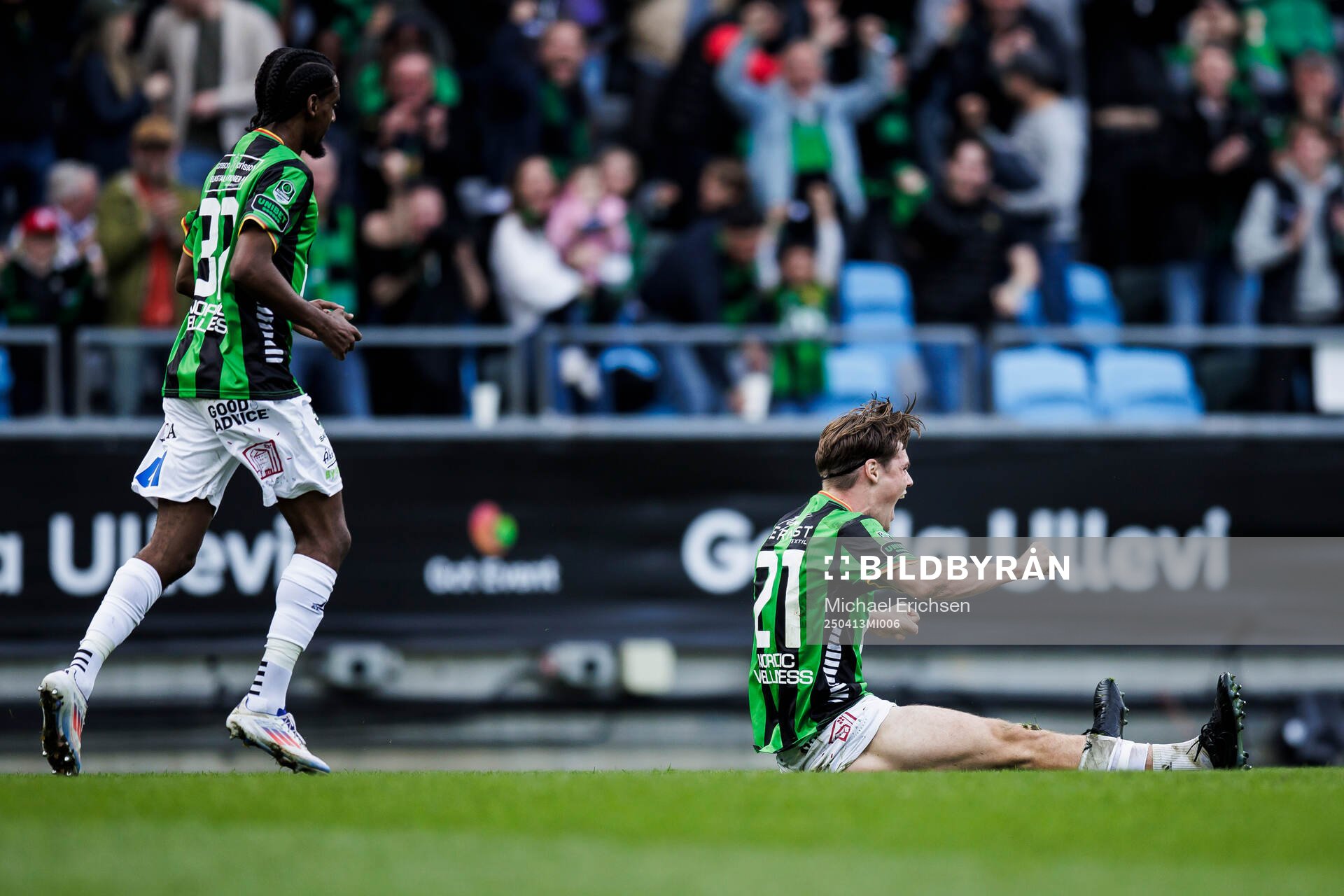 GAISs Axel Henriksson jublar