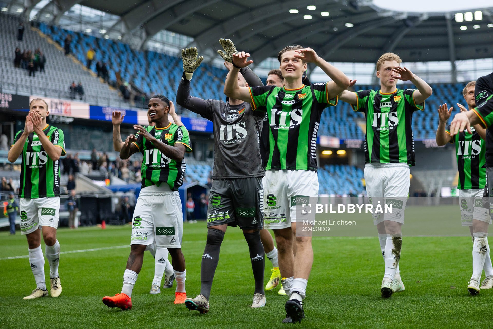 GAIS Chovanie Shakur Amatkarijo, målvakt Mergim Krasniqi,