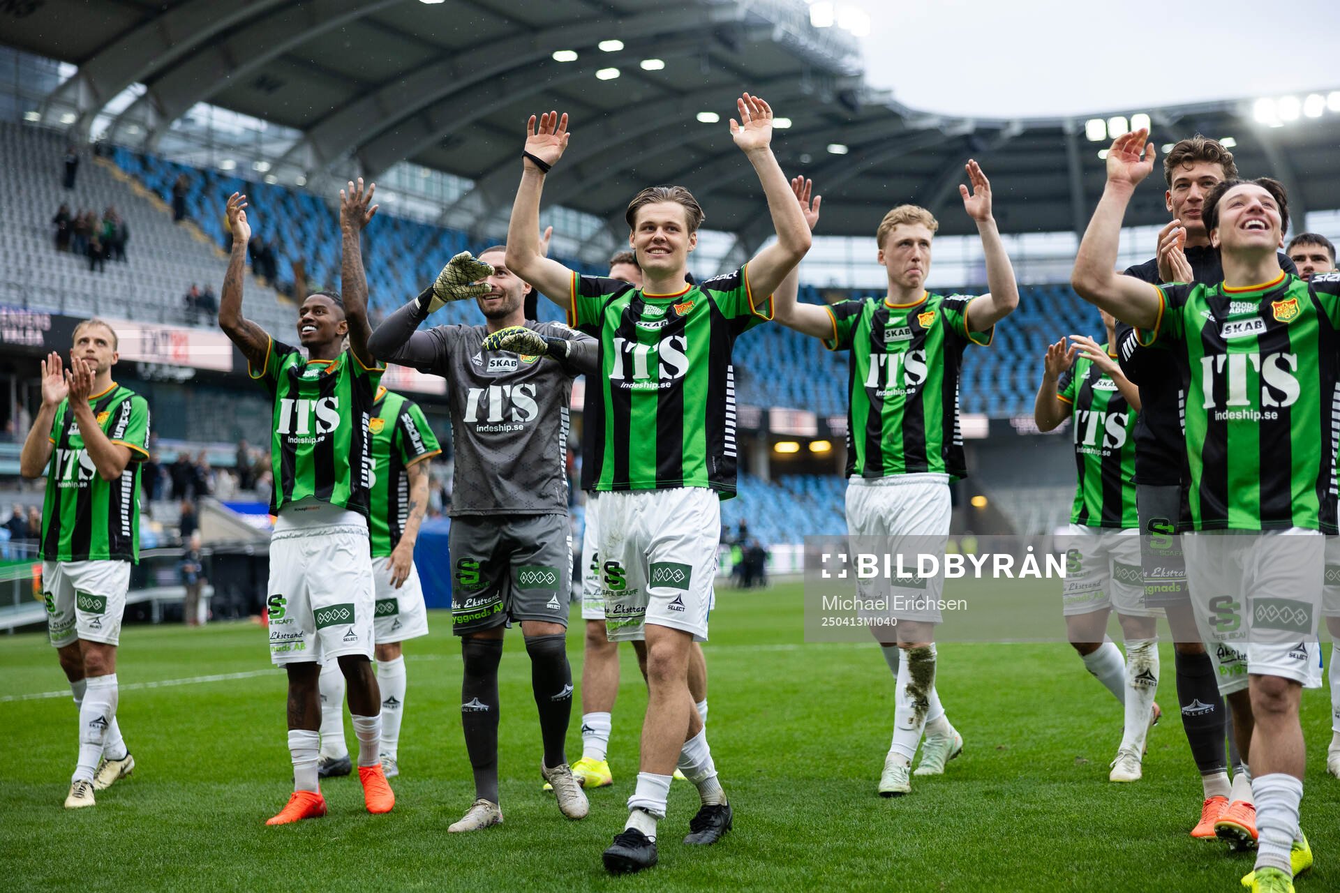 GAIS Chovanie Shakur Amatkarijo, målvakt Mergim Krasniqi,