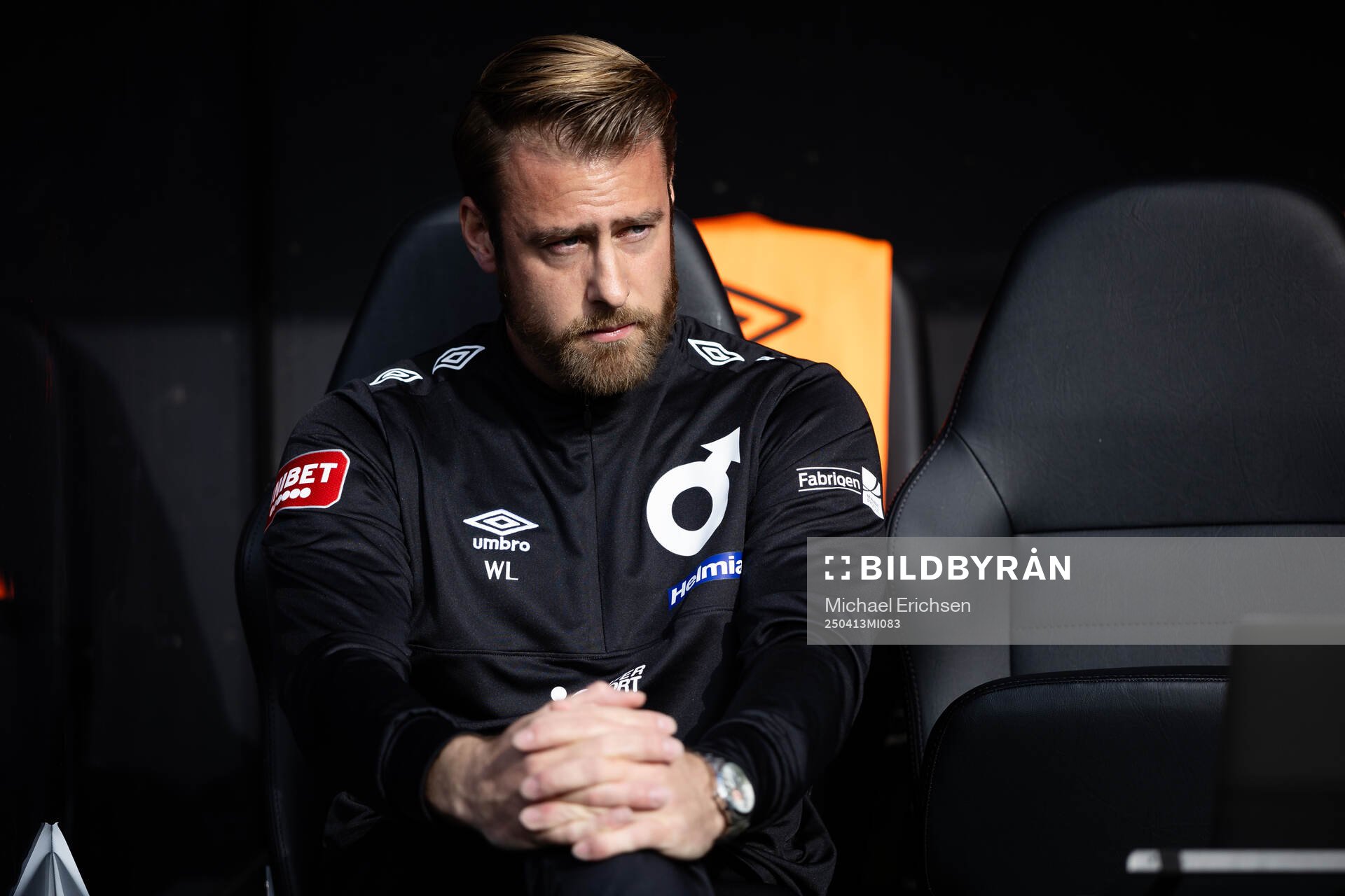 Degerfors tränare William Lundin