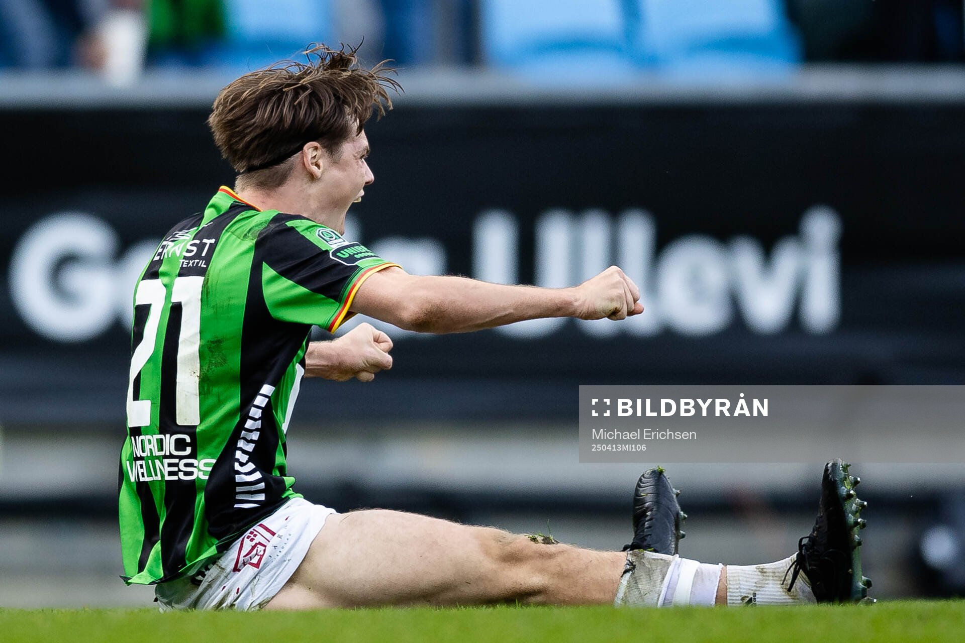 GAIS Axel Henriksson jublar