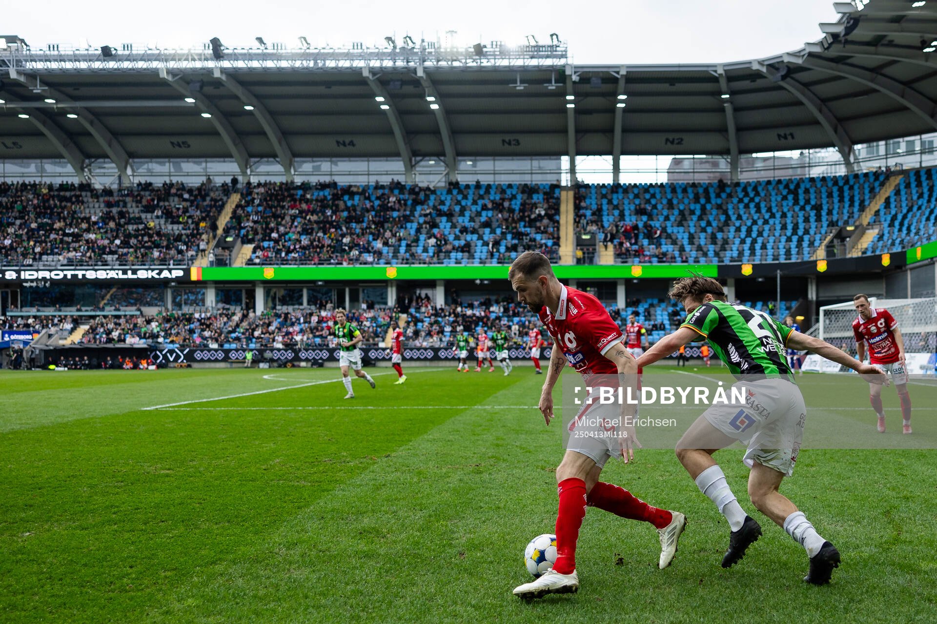 Degerfors Sebastian Ohlsson och GAIS Axel Henriksson