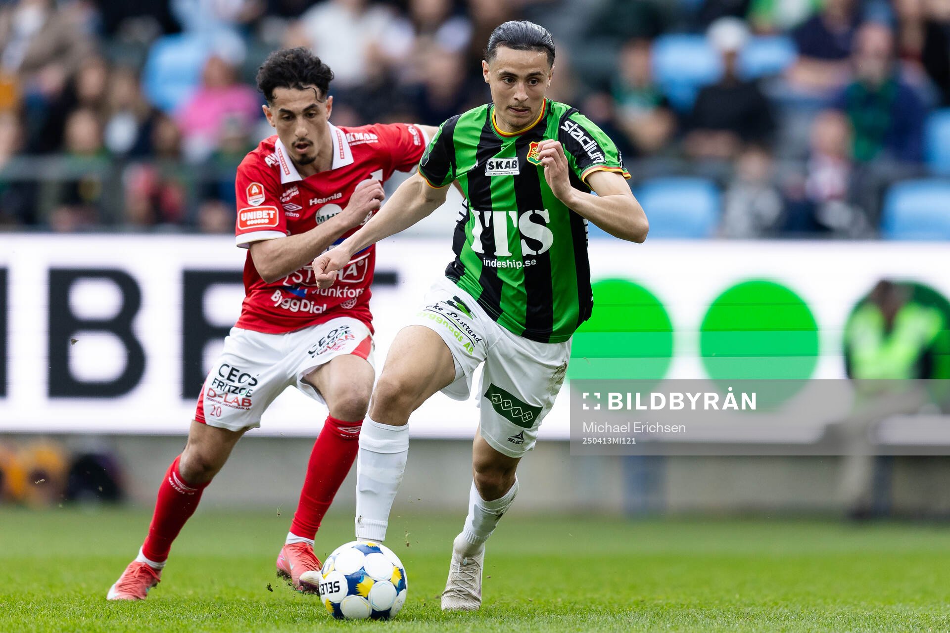 Degerfors Elias Barsoum och GAIS Amin Boudri