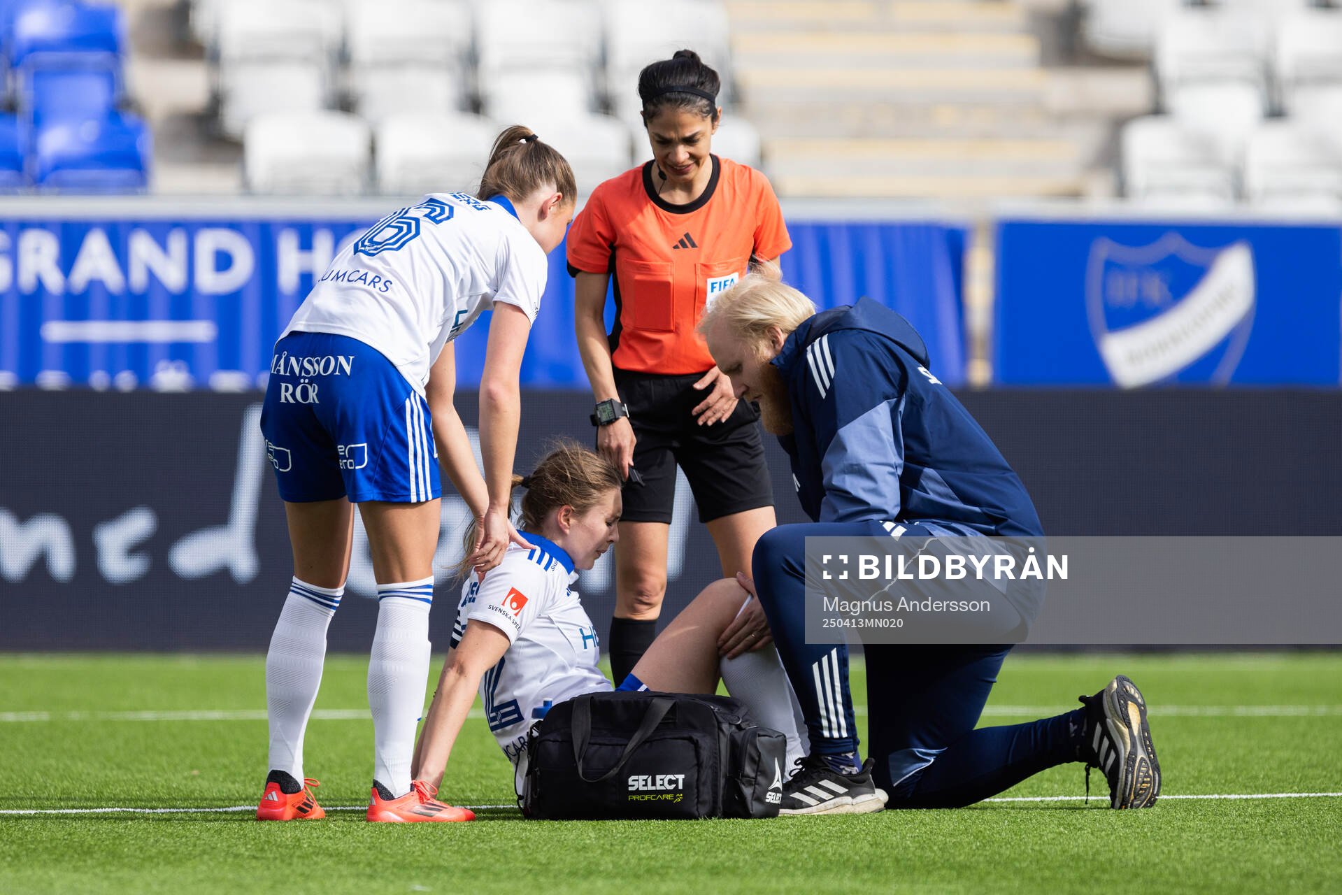 IFK Norrköpings Fanny Andersson skadad