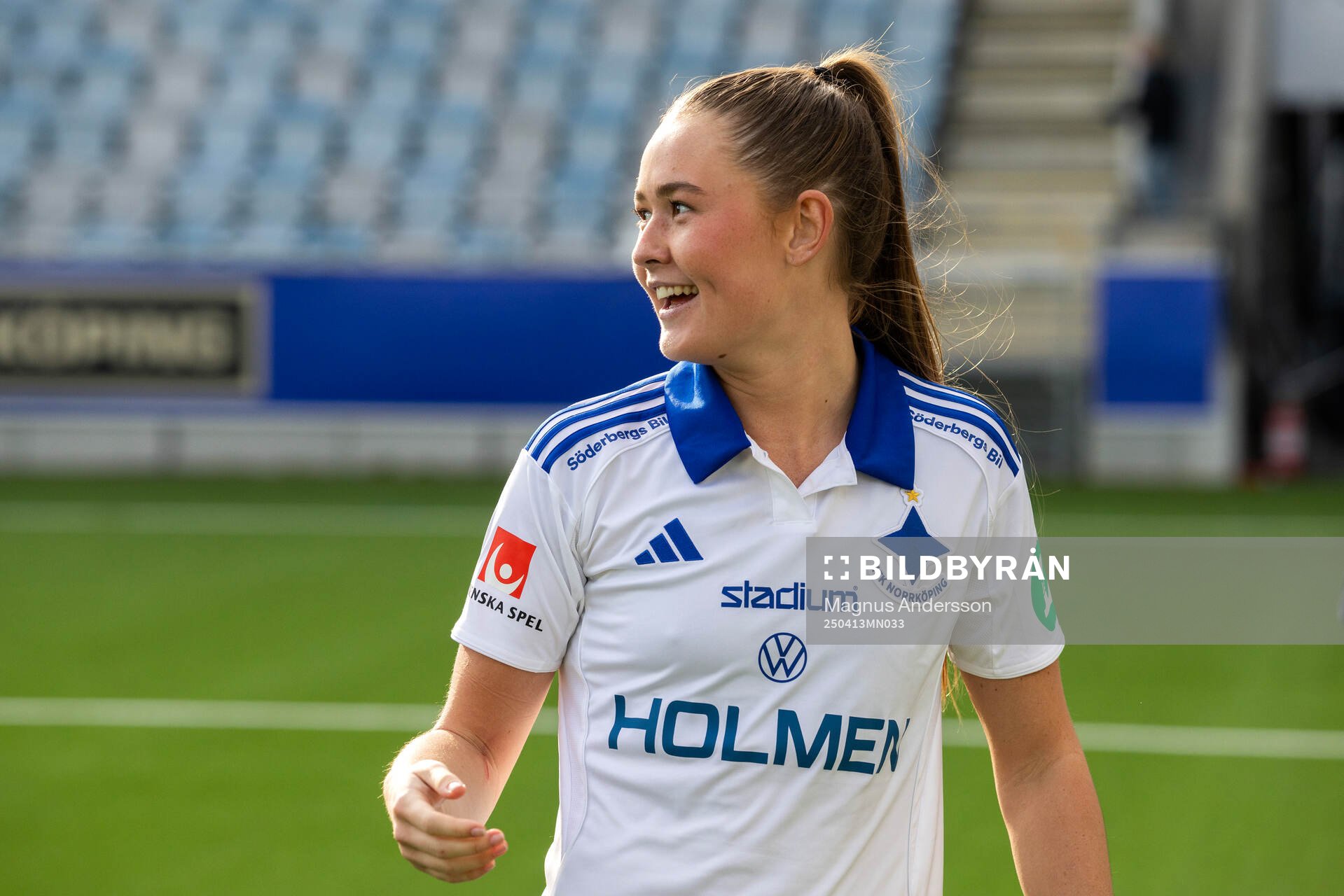 IFK Norrköpings Svea Rehnberg jublar