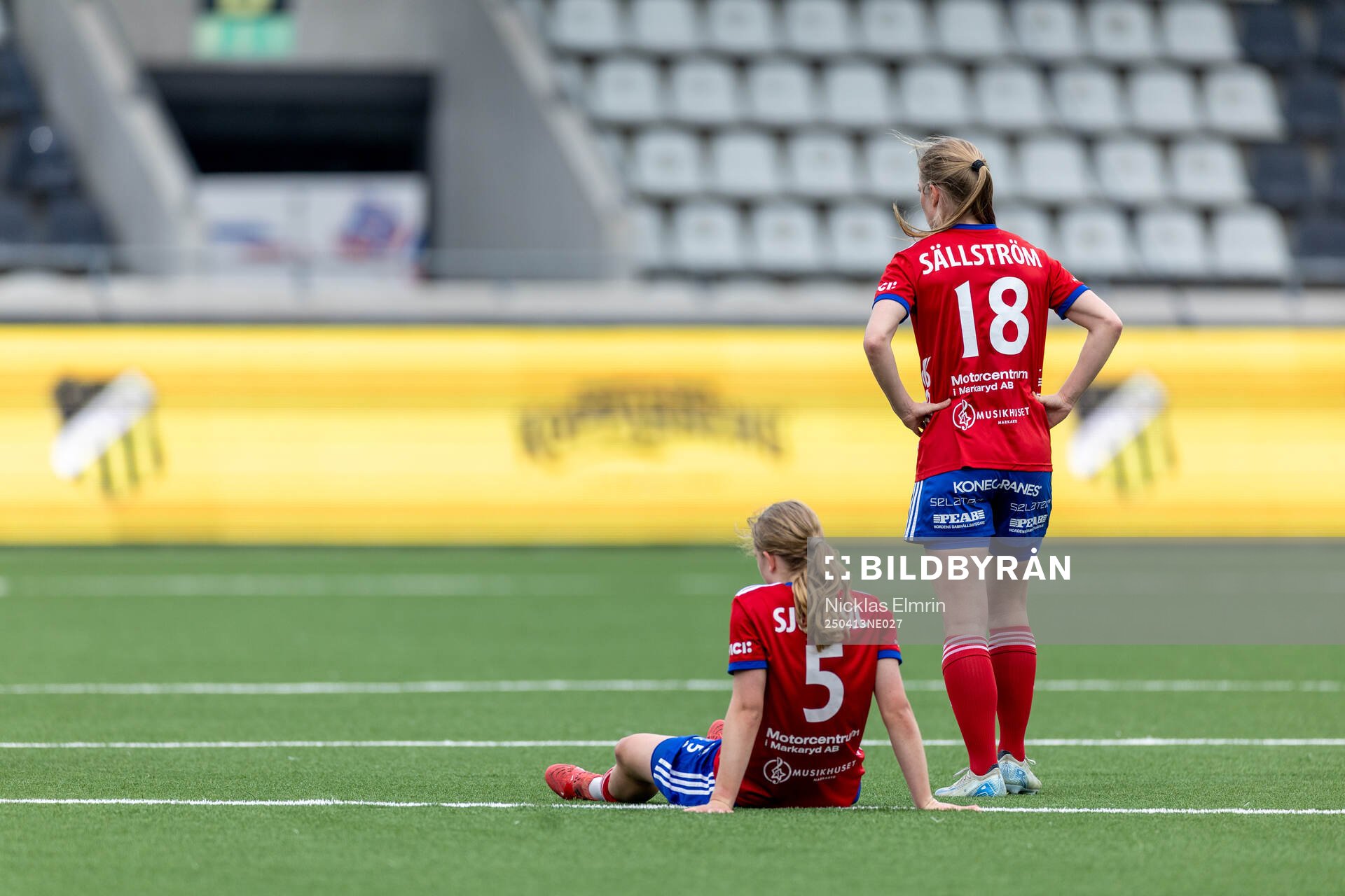 under fotbollsmatchen i Damallsvenskan mellan Häcken och