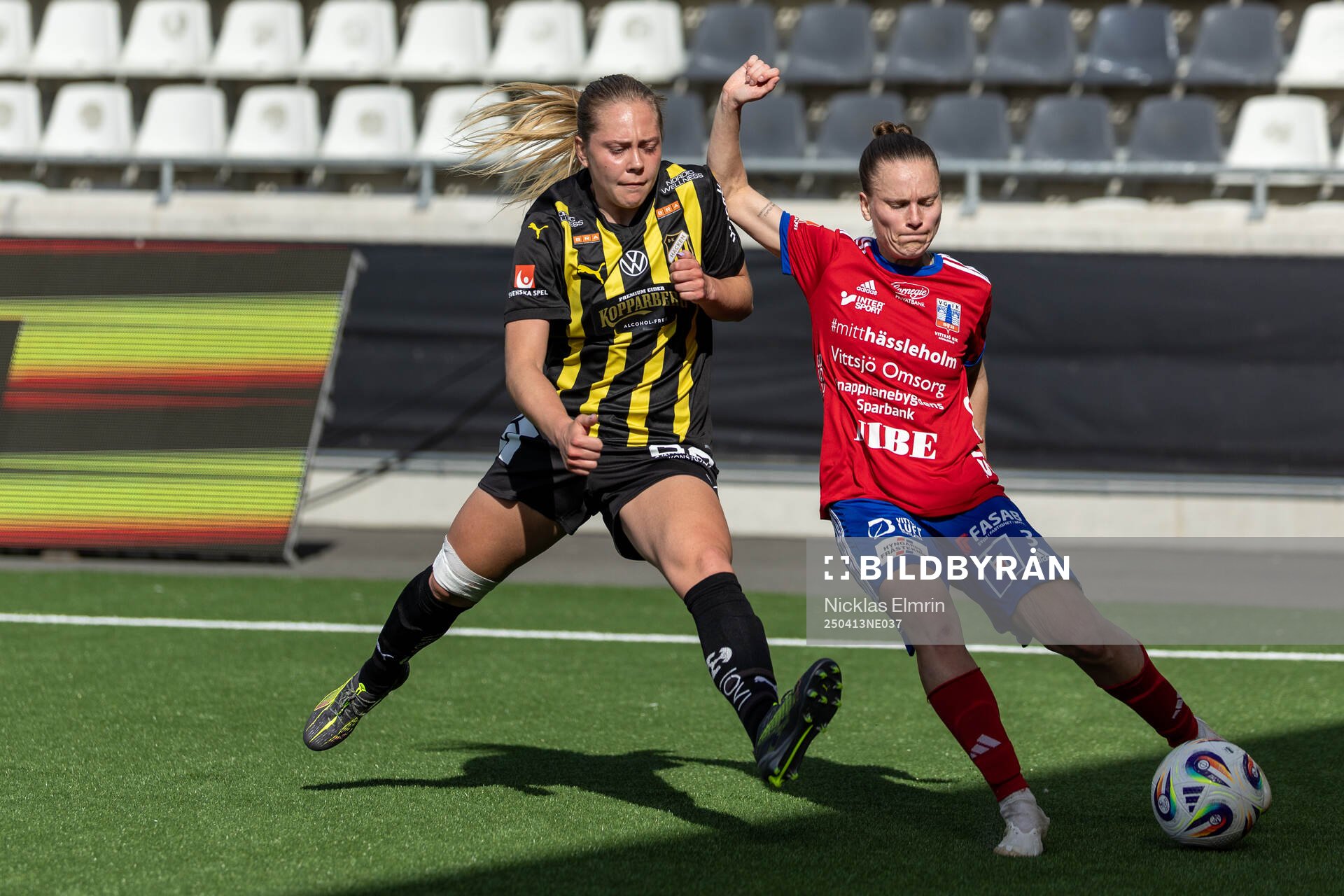 Häckens Alice Bergström och Vittsjös Julia Tunturi