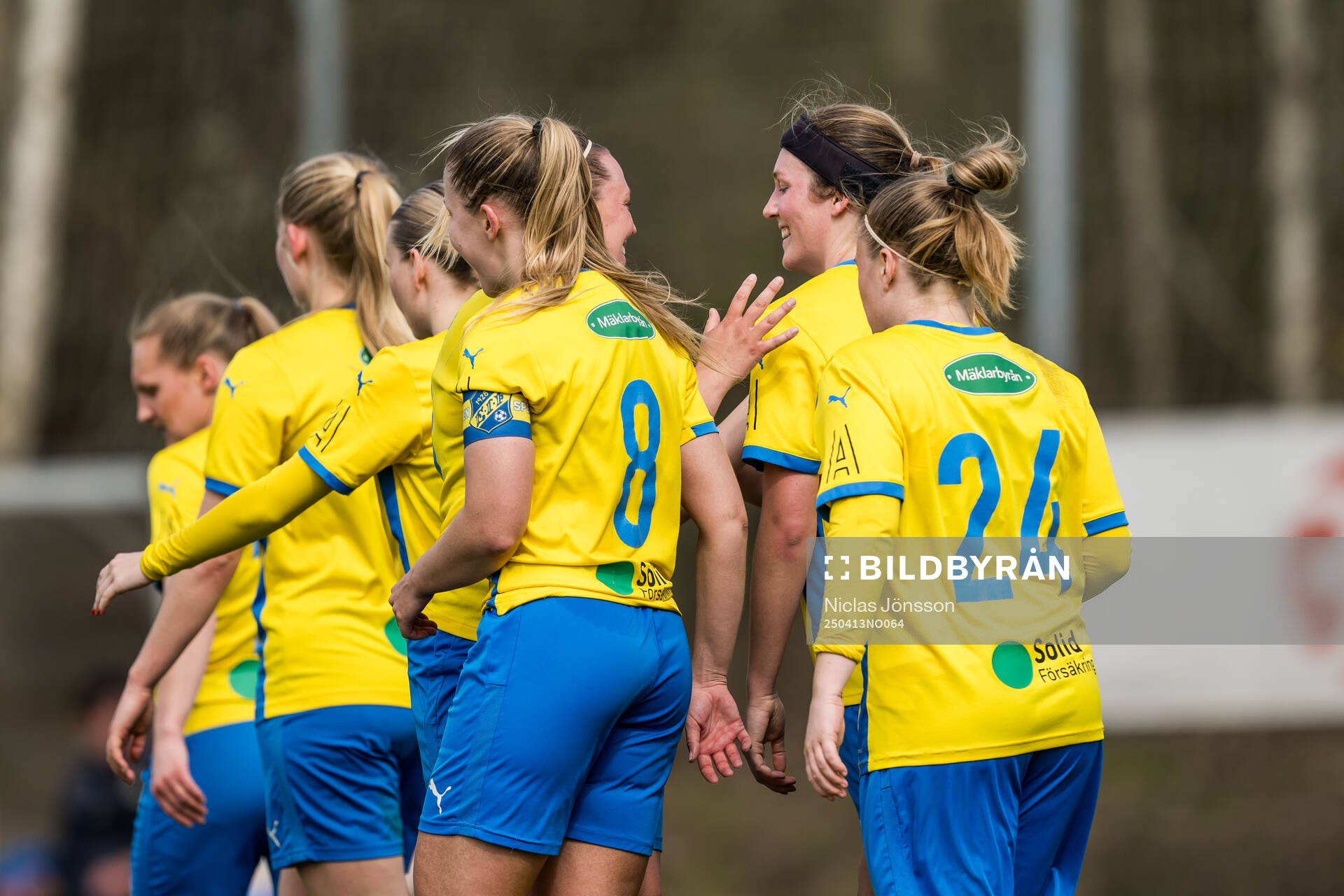 Eskilsminnes Louise Hayden jublar