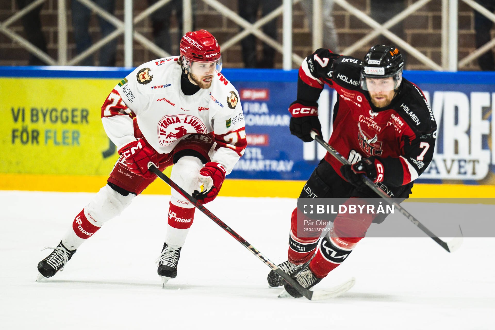 Troja-Ljungbys Max Wahlgren och Hudiksvalls Philip Eriksen