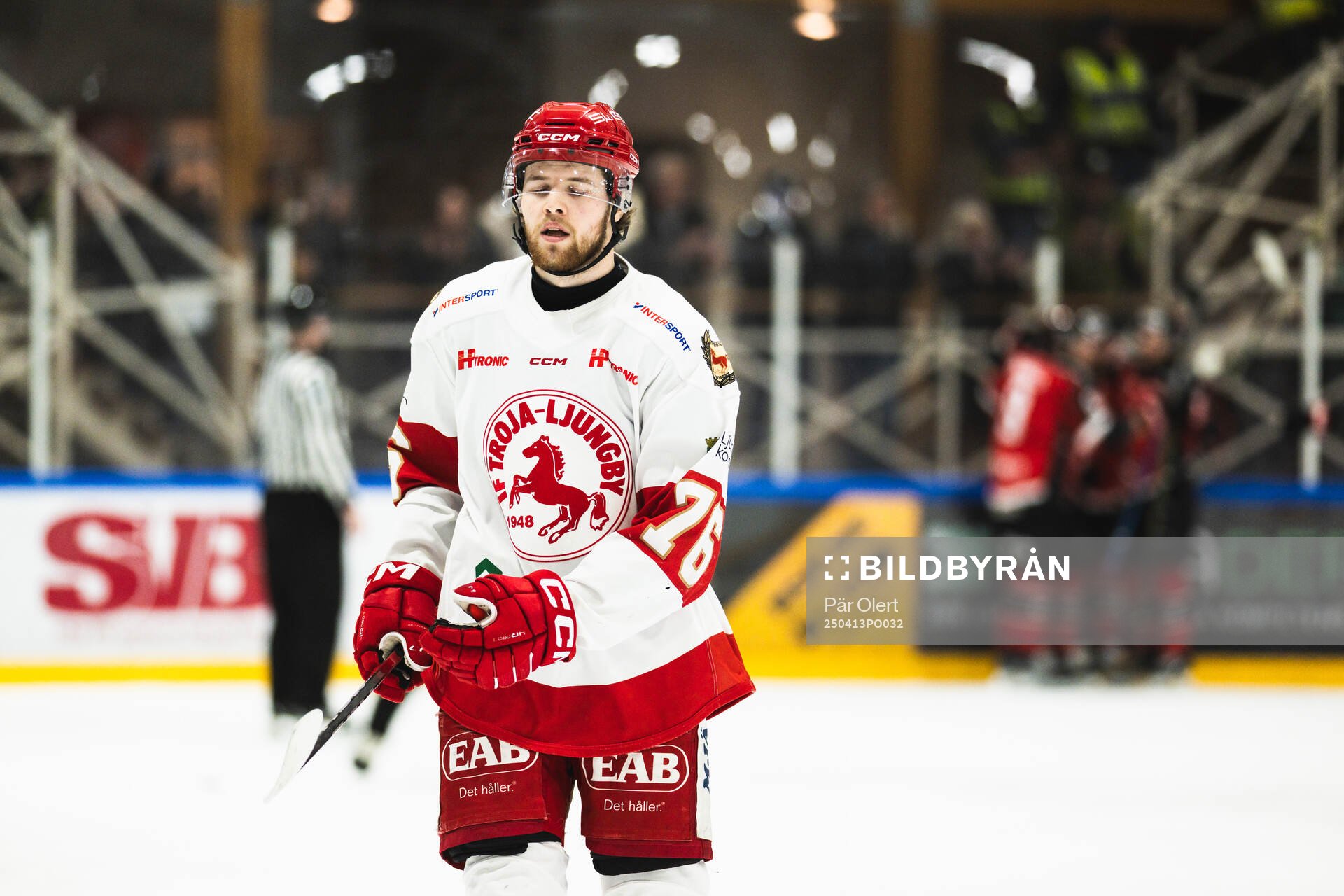 Troja-Ljungbys Joel Wahlgren deppar