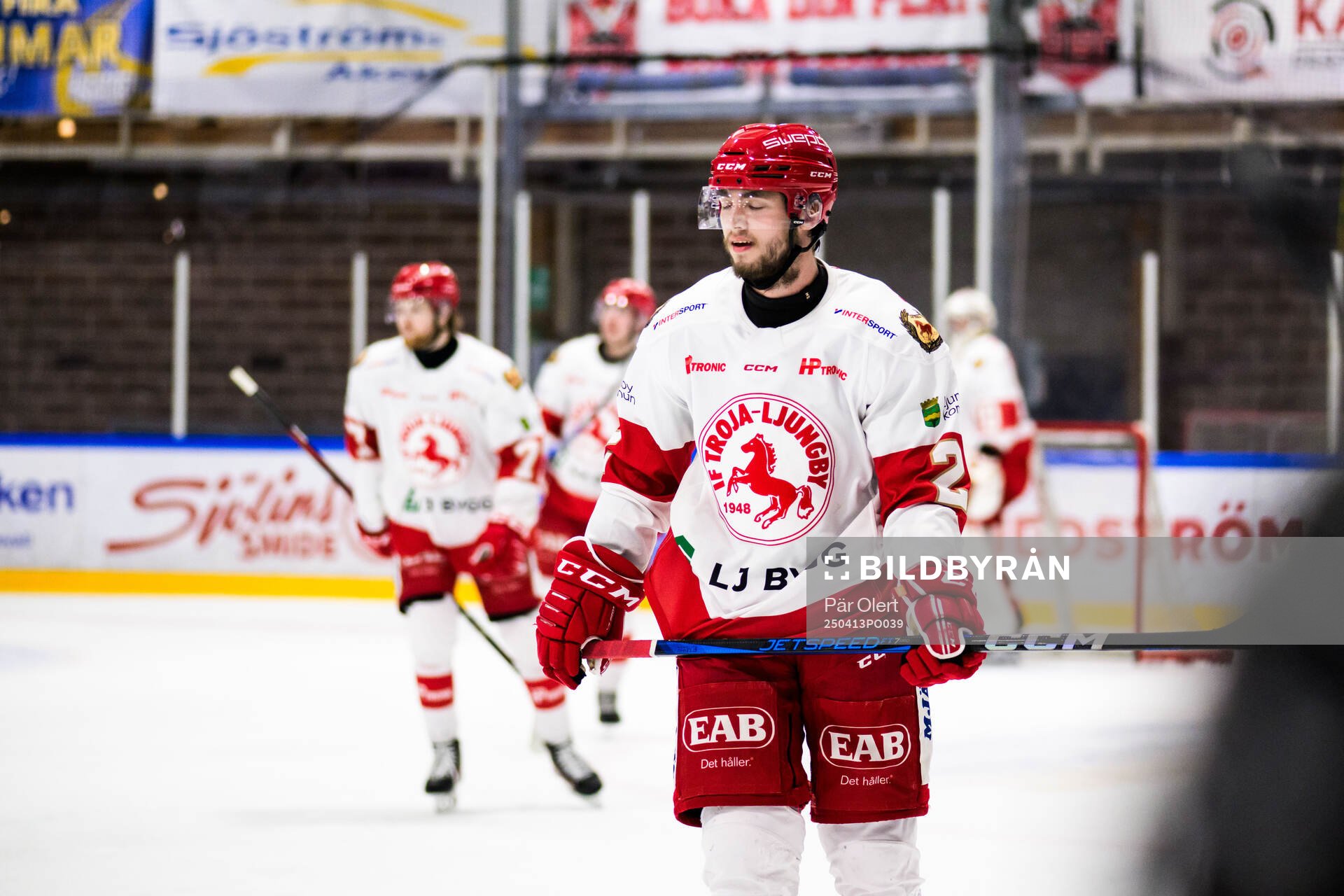 Troja/Ljungbys August Hansson deppar