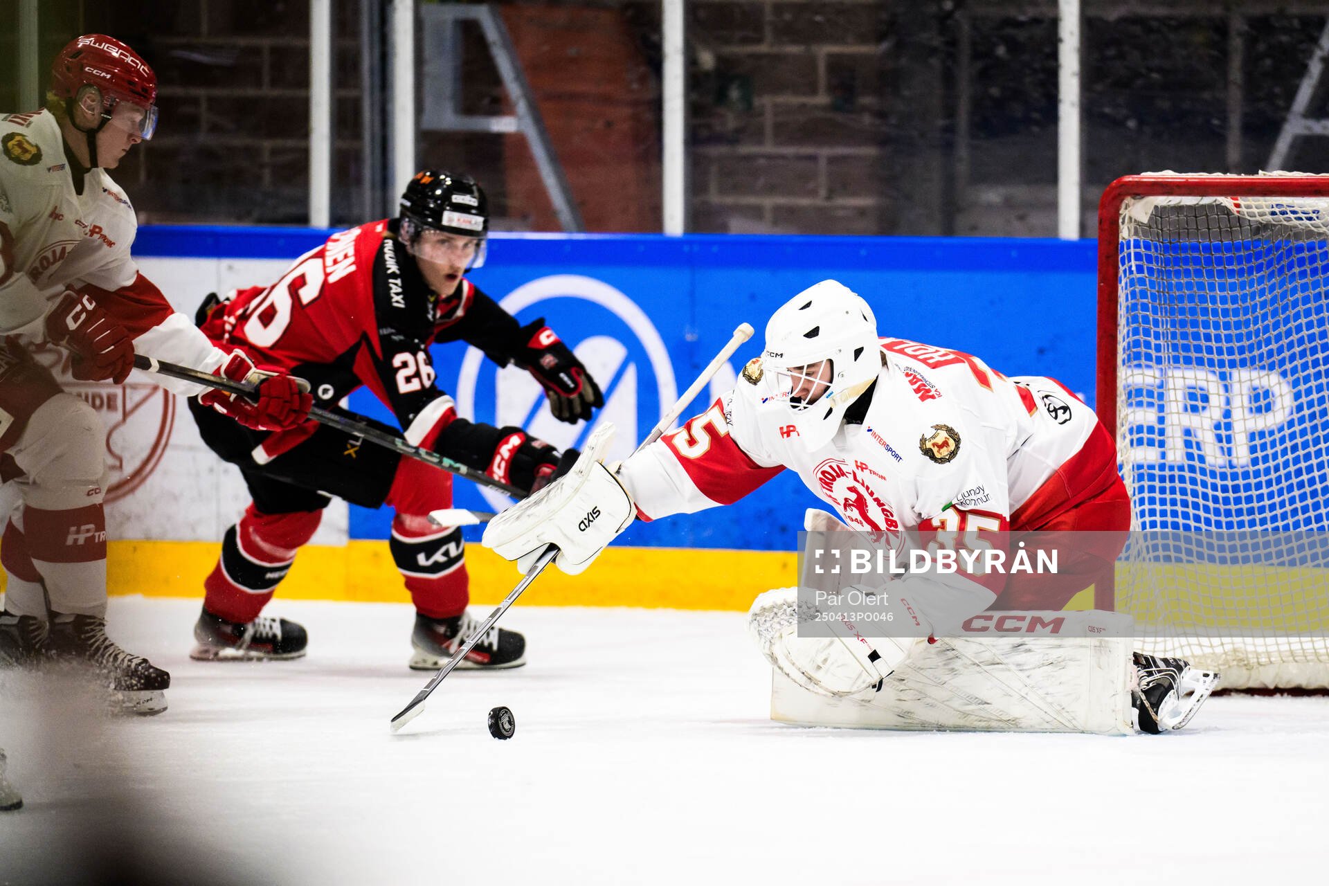Troja/Ljungbys målvakt Vilgot Holm