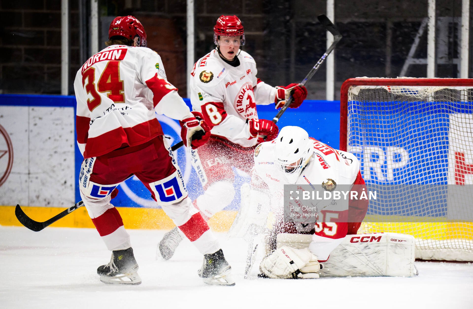 Troja/Ljungbys målvakt Vilgot Holm