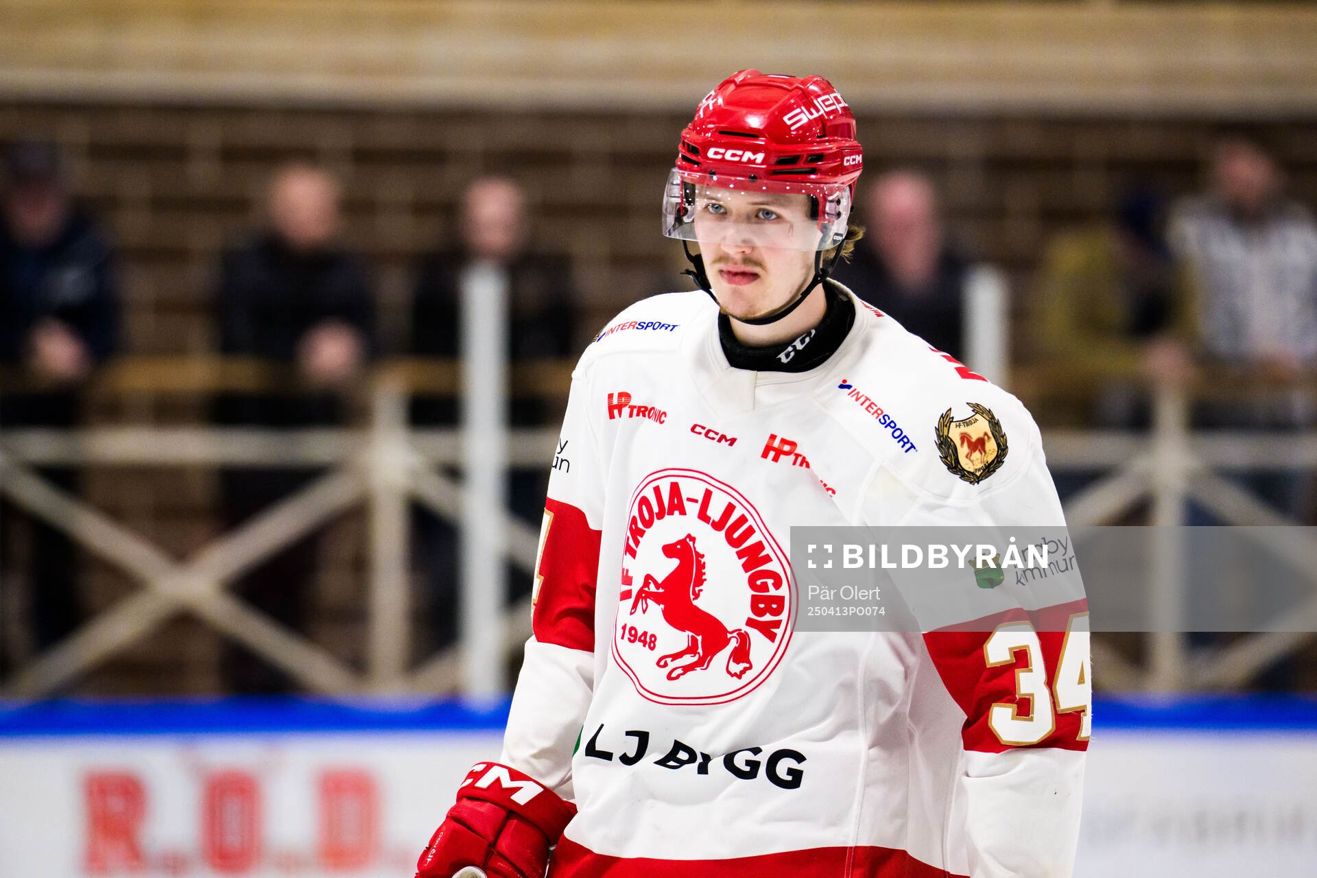 Troja/Ljungbys Oscar Nordin deppar