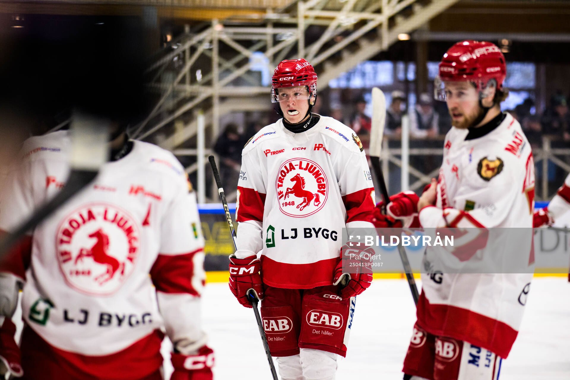 Troja/Ljungbys Valter Johansson deppar