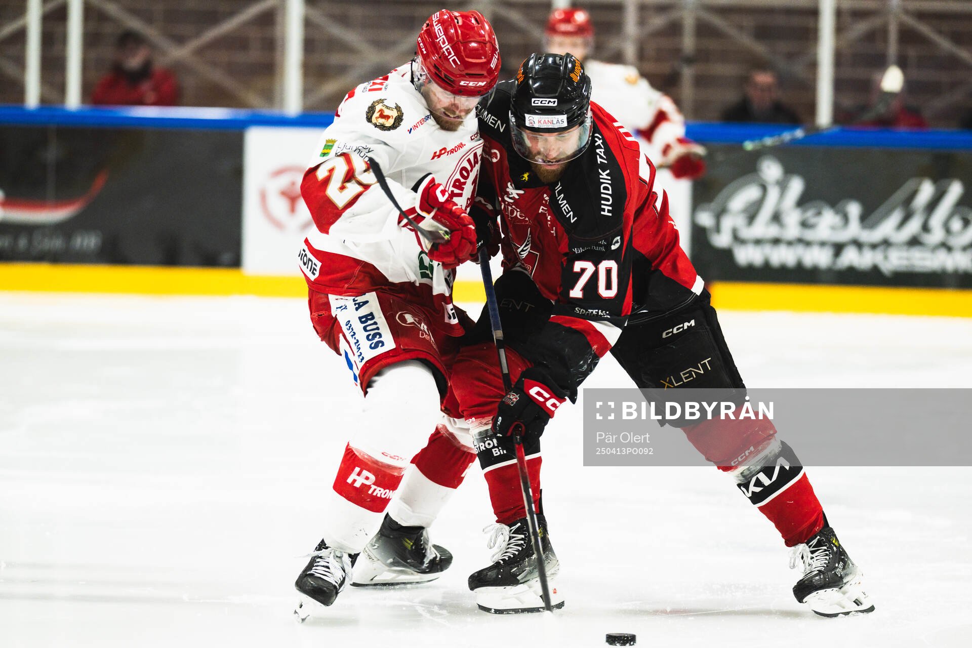 Troja-Ljungbys Filip Lennström och Hudiksvalls Henrik