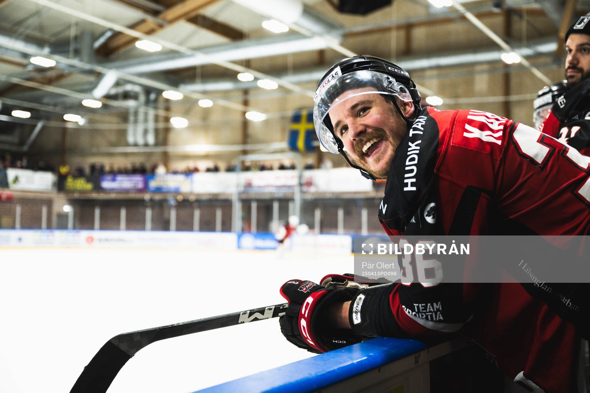 Hudiksvalls Rasmus Kahilainen jublar