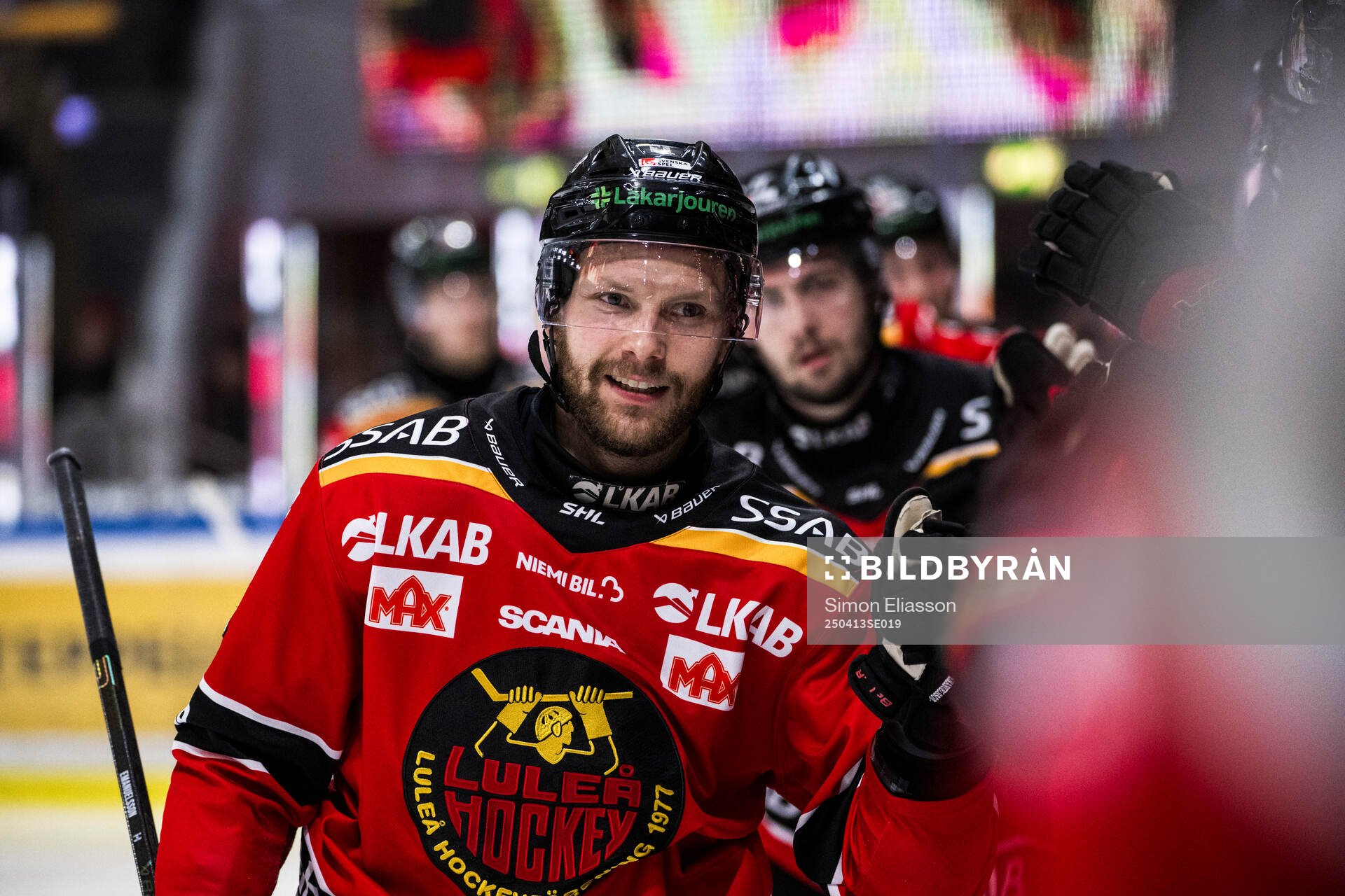 Luleås Einar Emanuelsson jublar