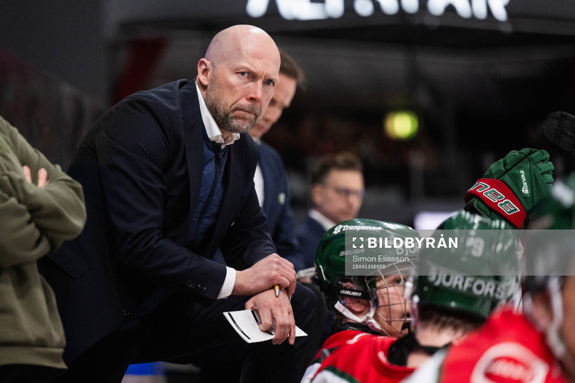Frölundas assisterande tränare Anders Burström