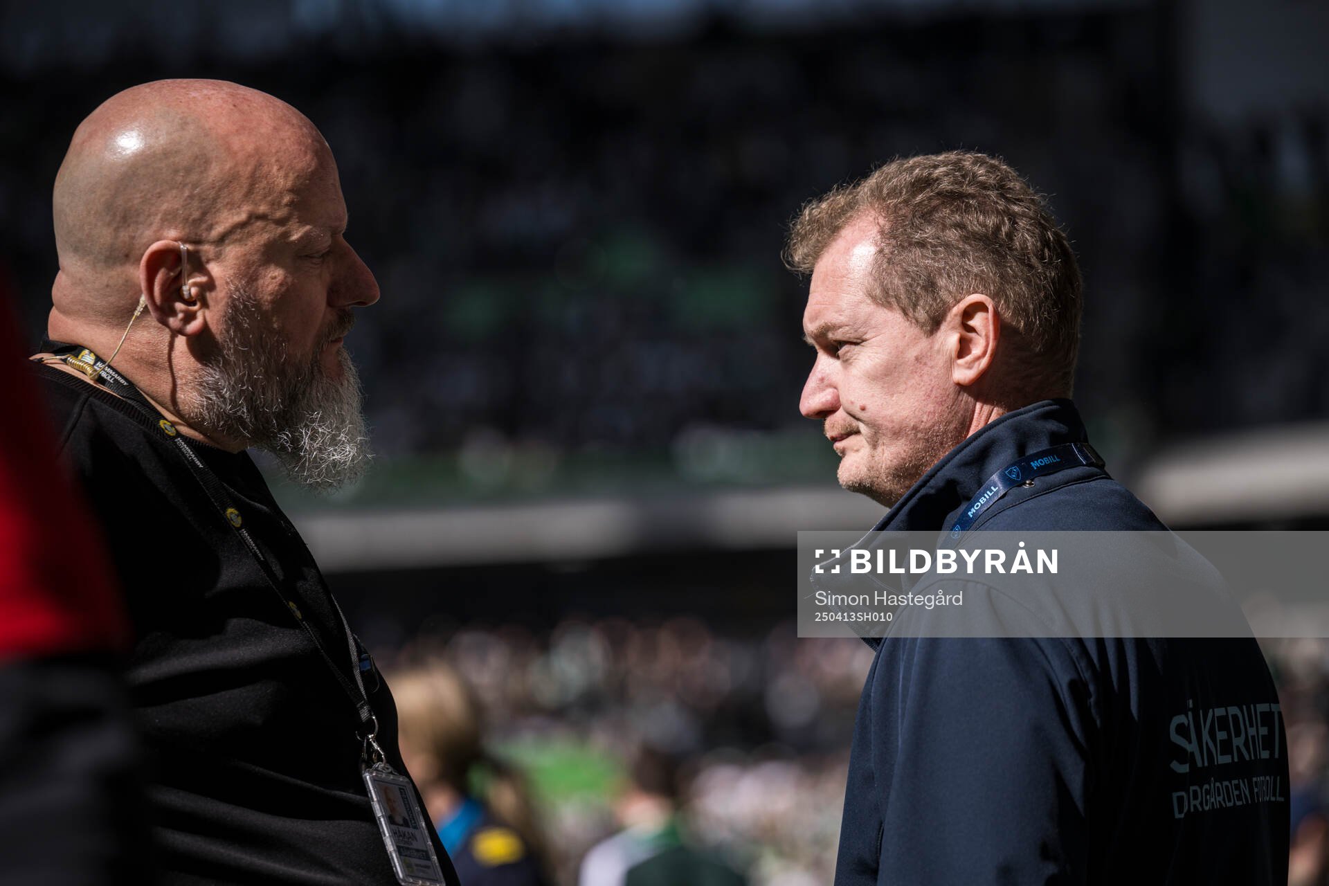 Hammarbys säkerhetsansvarige Håkan Leydner och Mats