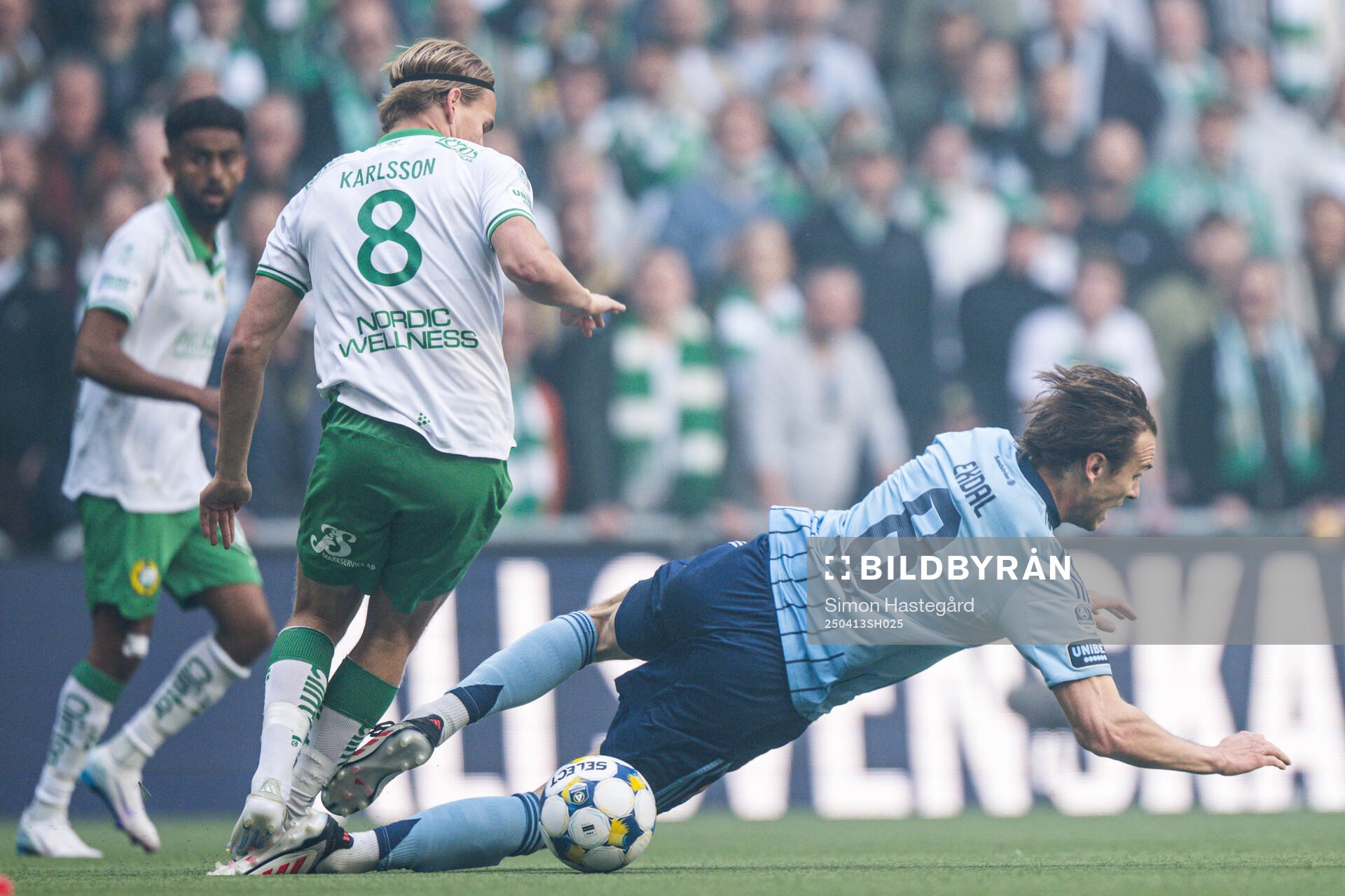 Hammarbys Markus Karlsson och Djurgårdens Albin Ekdal