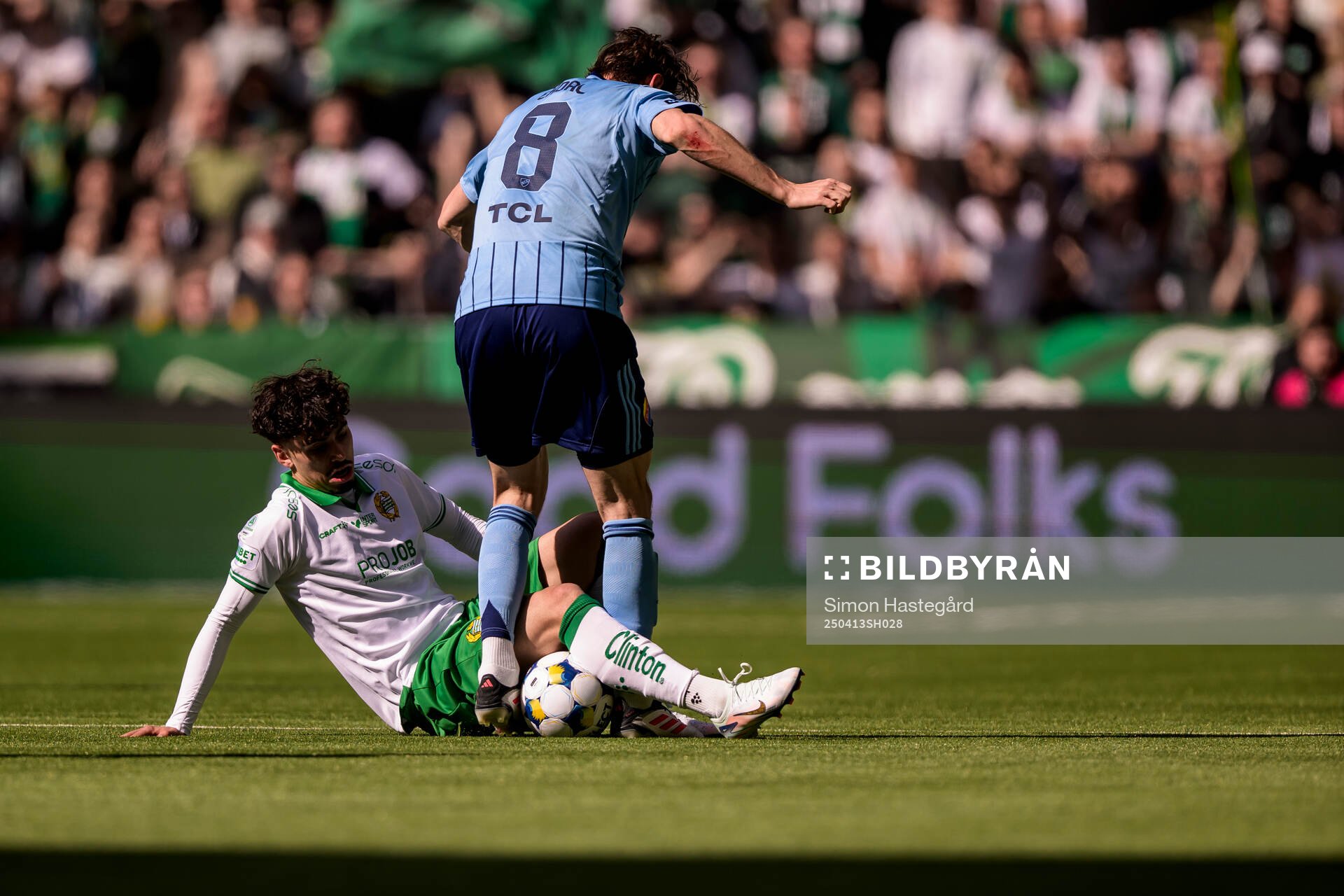Hammarbys Sebastian Tounekti och Djurgårdens Albin Ekdal