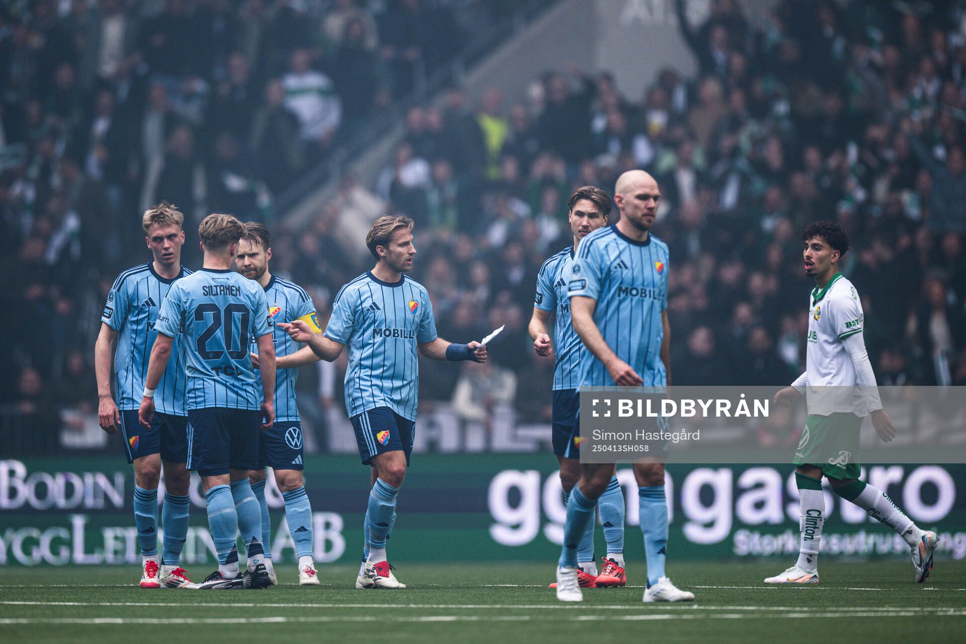 Djurgårdens spelare deppar