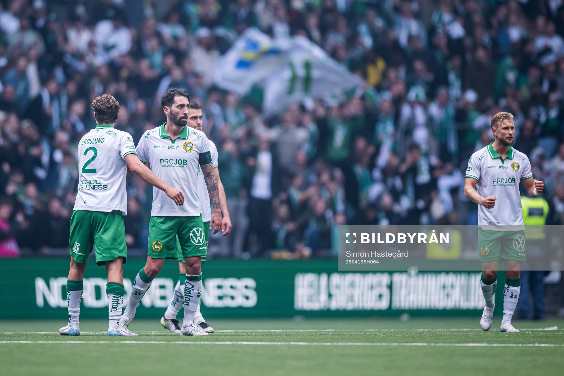 Hammarbys Nahir Besara jublar