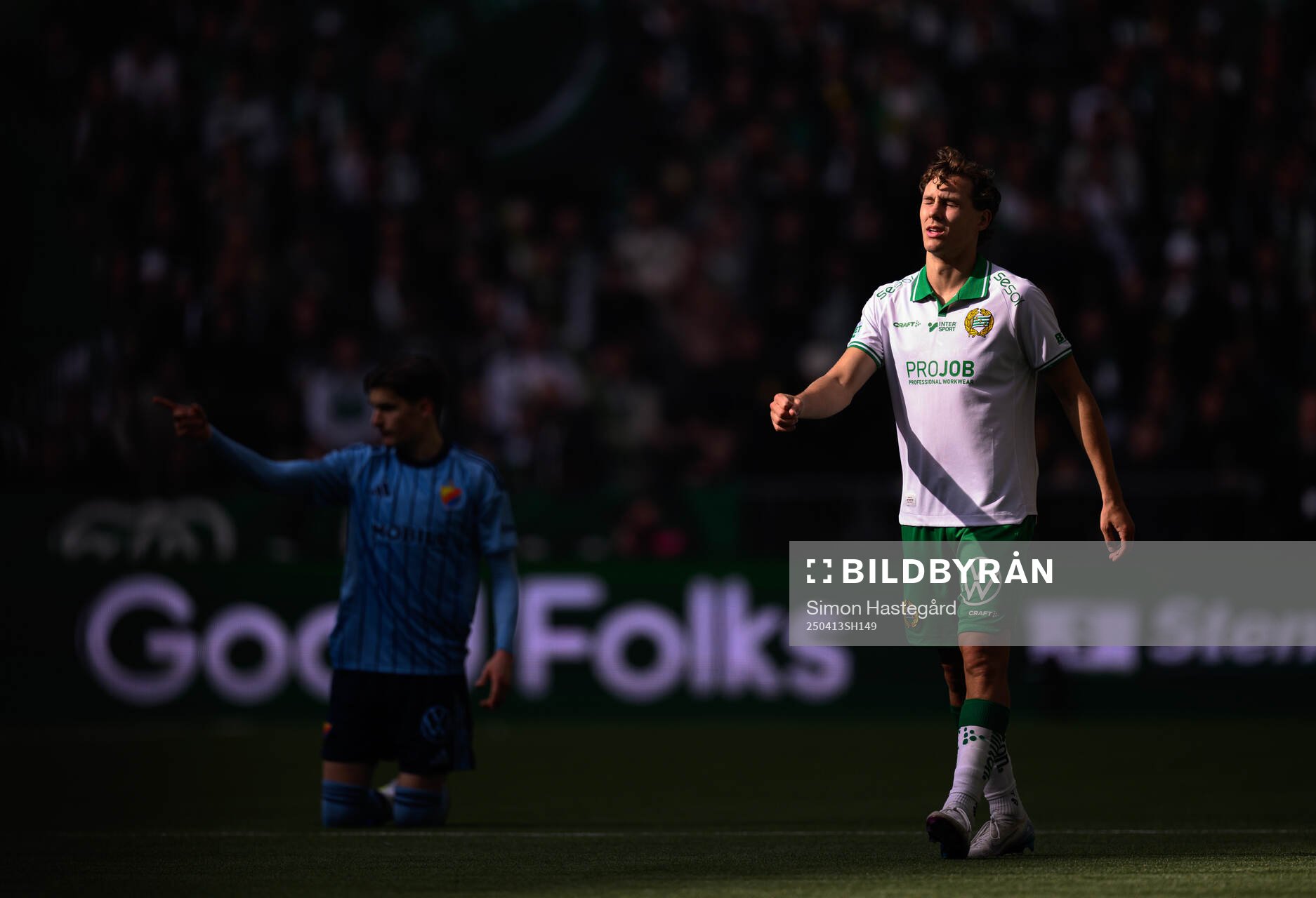 Hammarbys Hampus Skoglund deppar