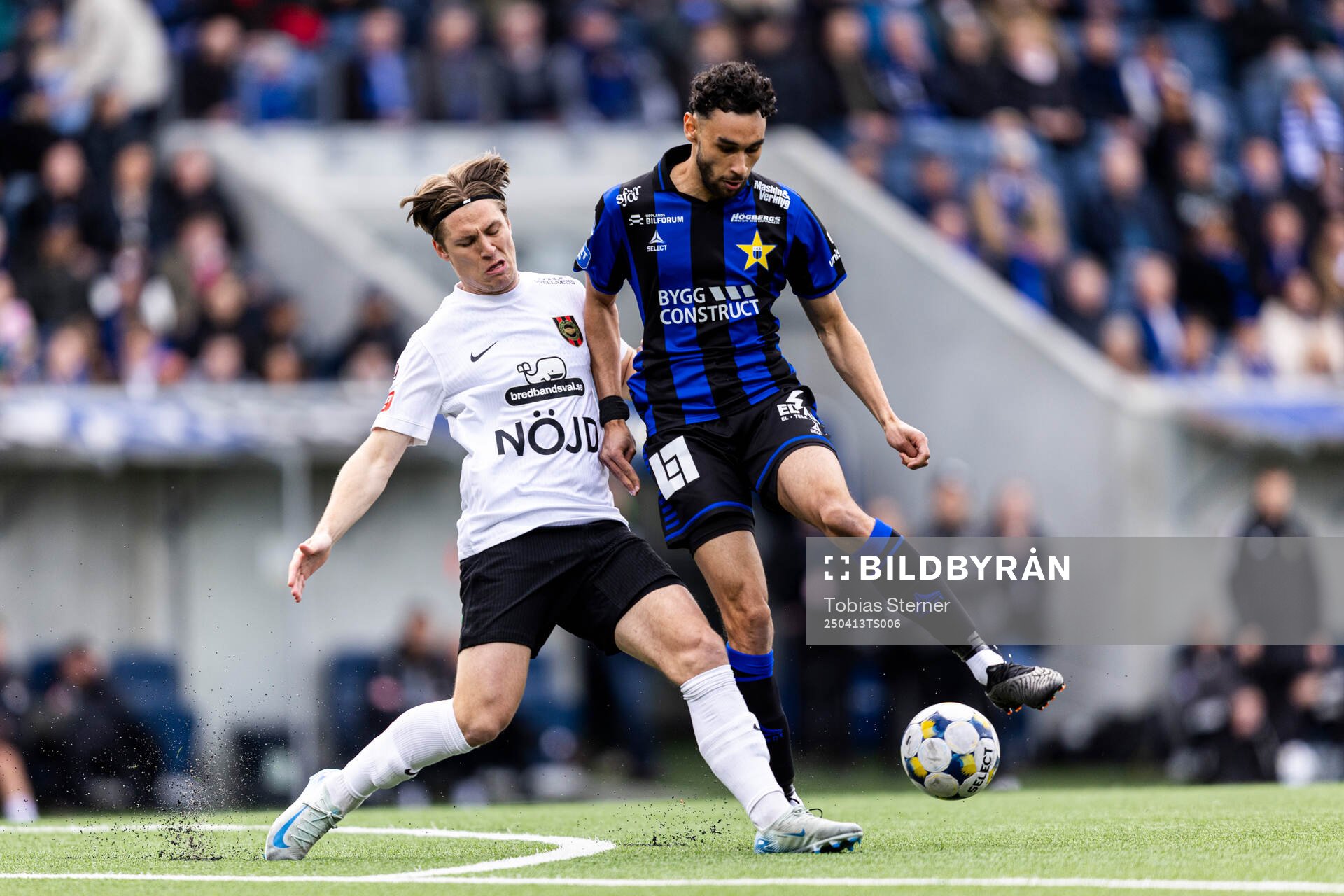 Brommapojkarnas Oliver Zandén och Sirius Joakim Persson