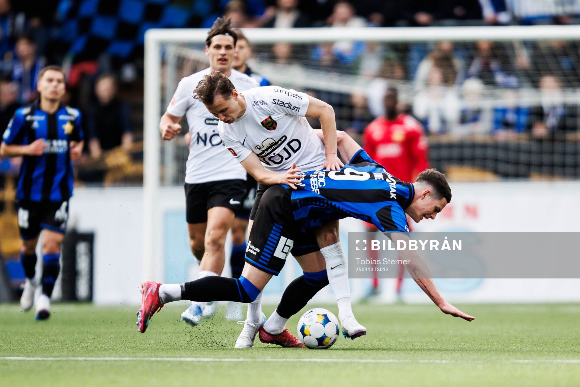 Brommapojkarnas Alex Timossi Andersson och Sirius Robbie Ure