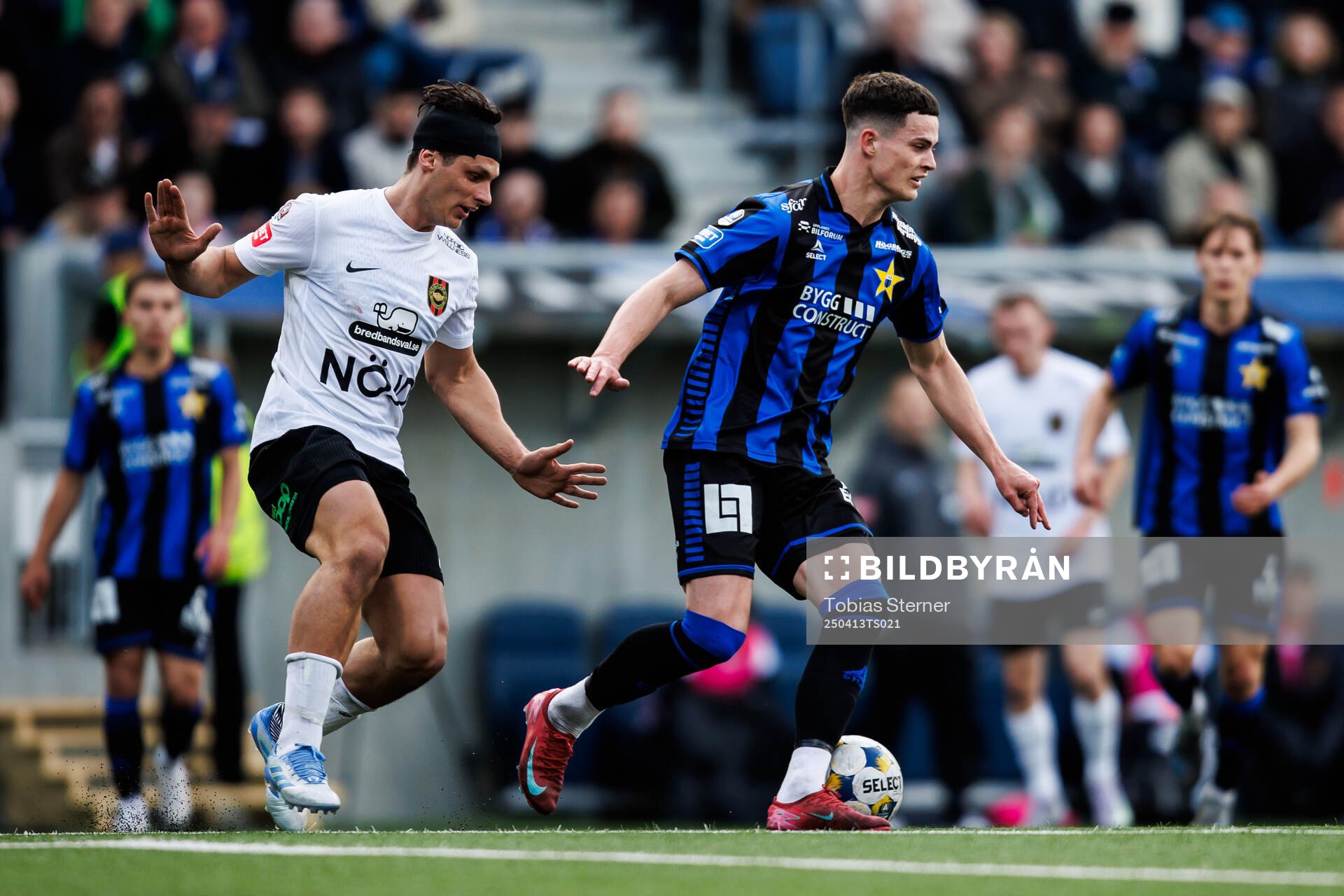 Brommapojkarnas Kevin Ackermann och Sirius Robbie Ure