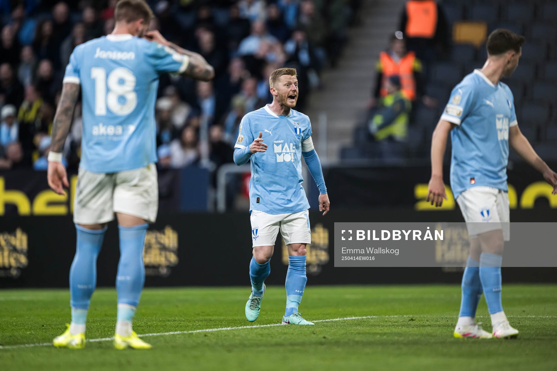 Malmö FFs Anders Christiansen reagerar