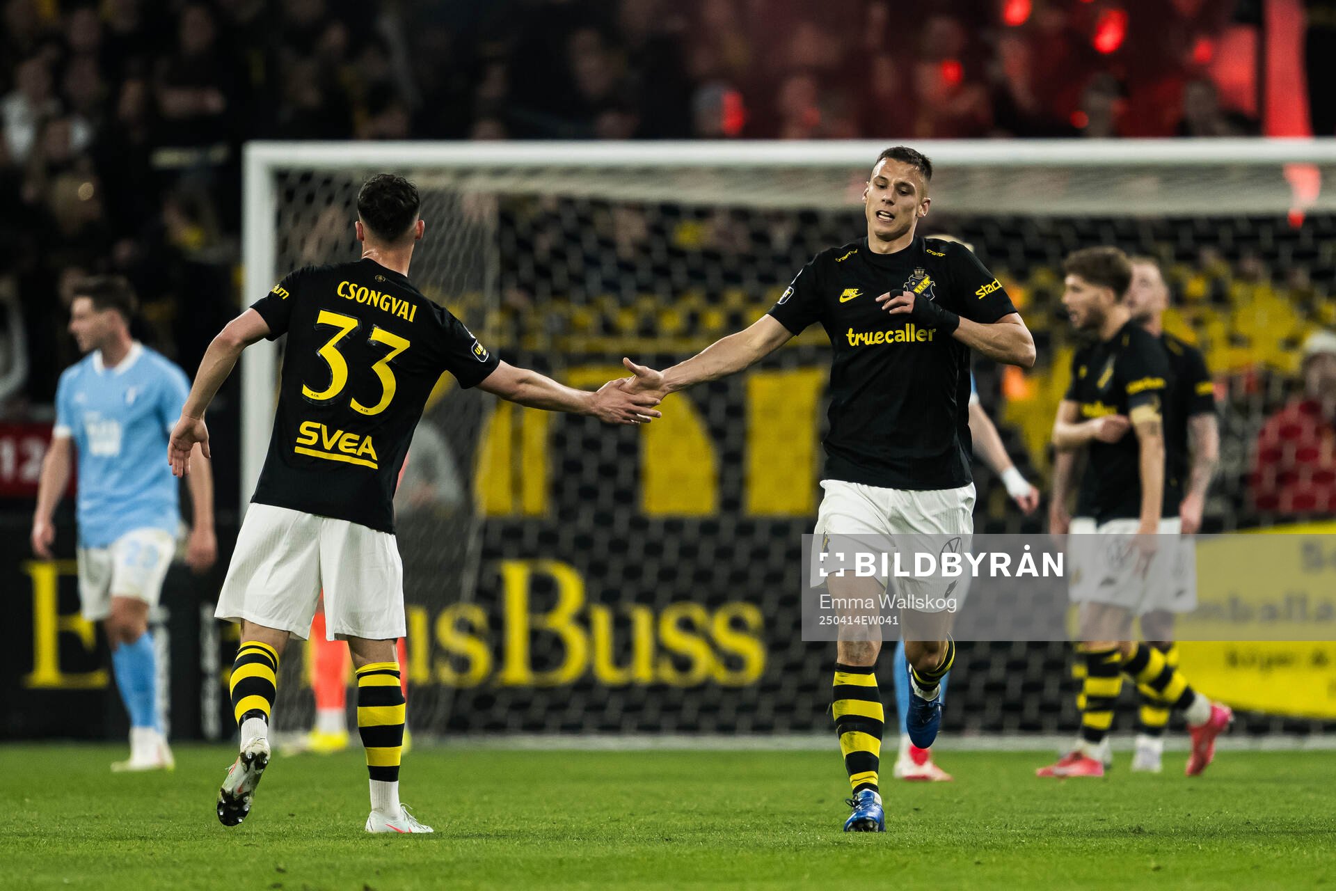 AIKs Áron Csongvai och Filip Benkovic